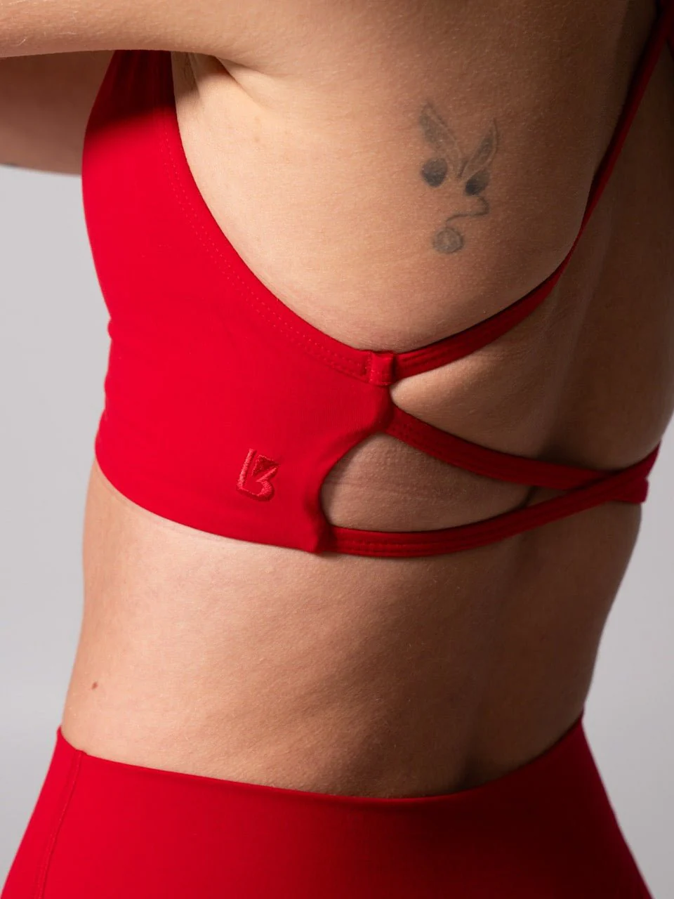 Girlfriend Reversible Sports Bra - Lipstick Red and Miami Vice - Image 7