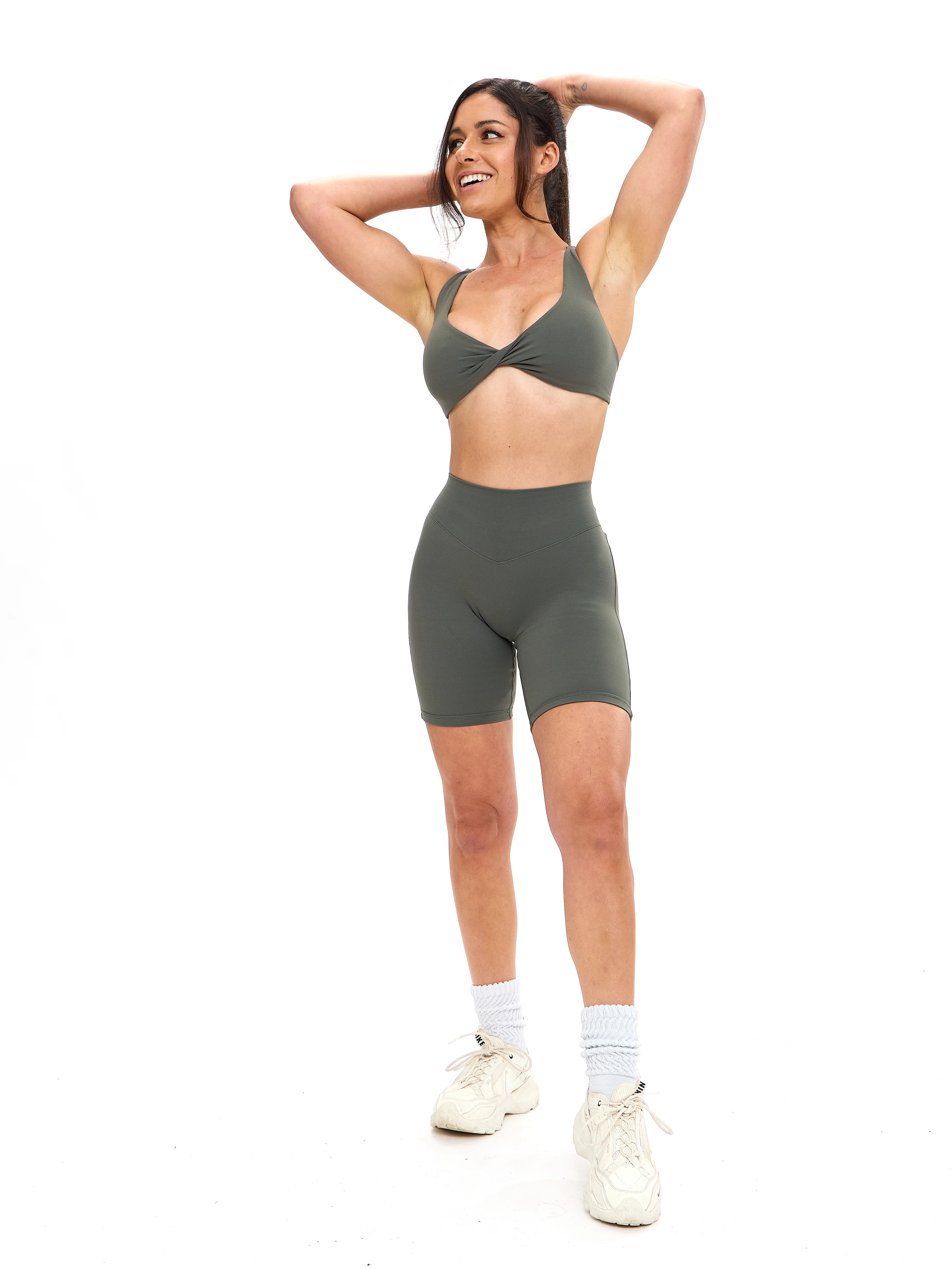 Glow Sports Bra - Shadow Sage - Image 5