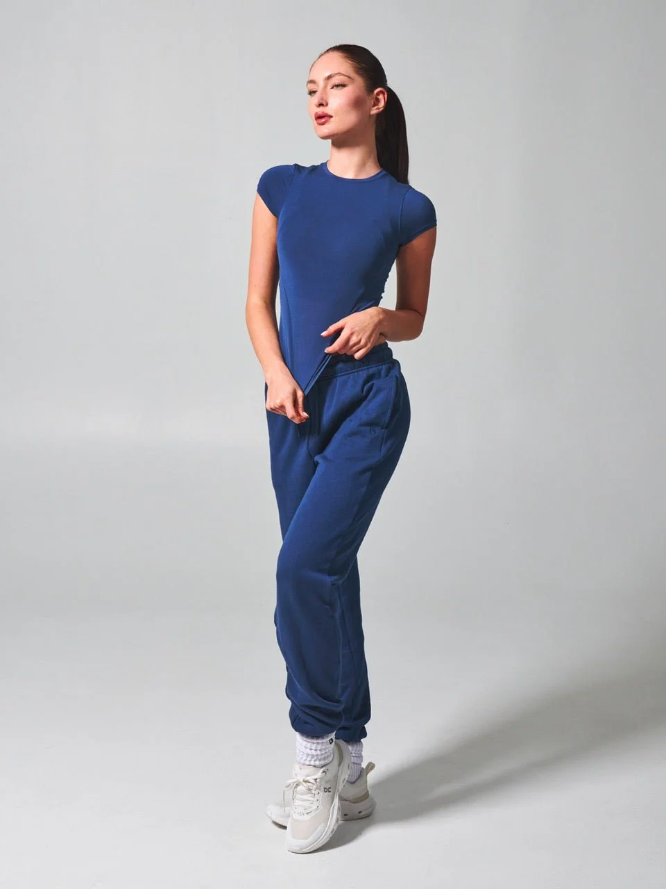 Halo Baby Tee - Baked Blue - Image 4
