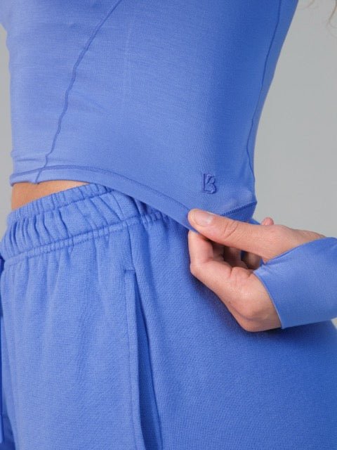 Halo Long Sleeve Baby Tee - Azul - Image 6