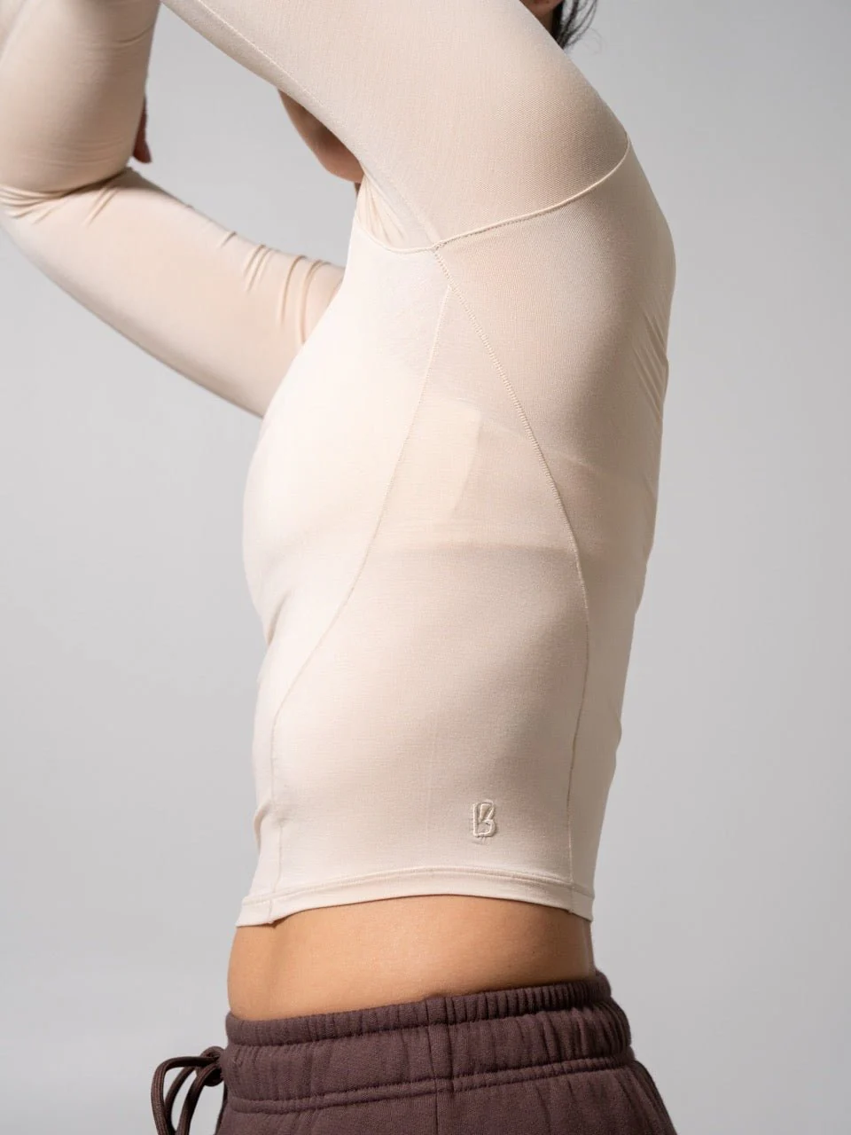 Halo Long Sleeve Baby Tee - Stardust - Image 5