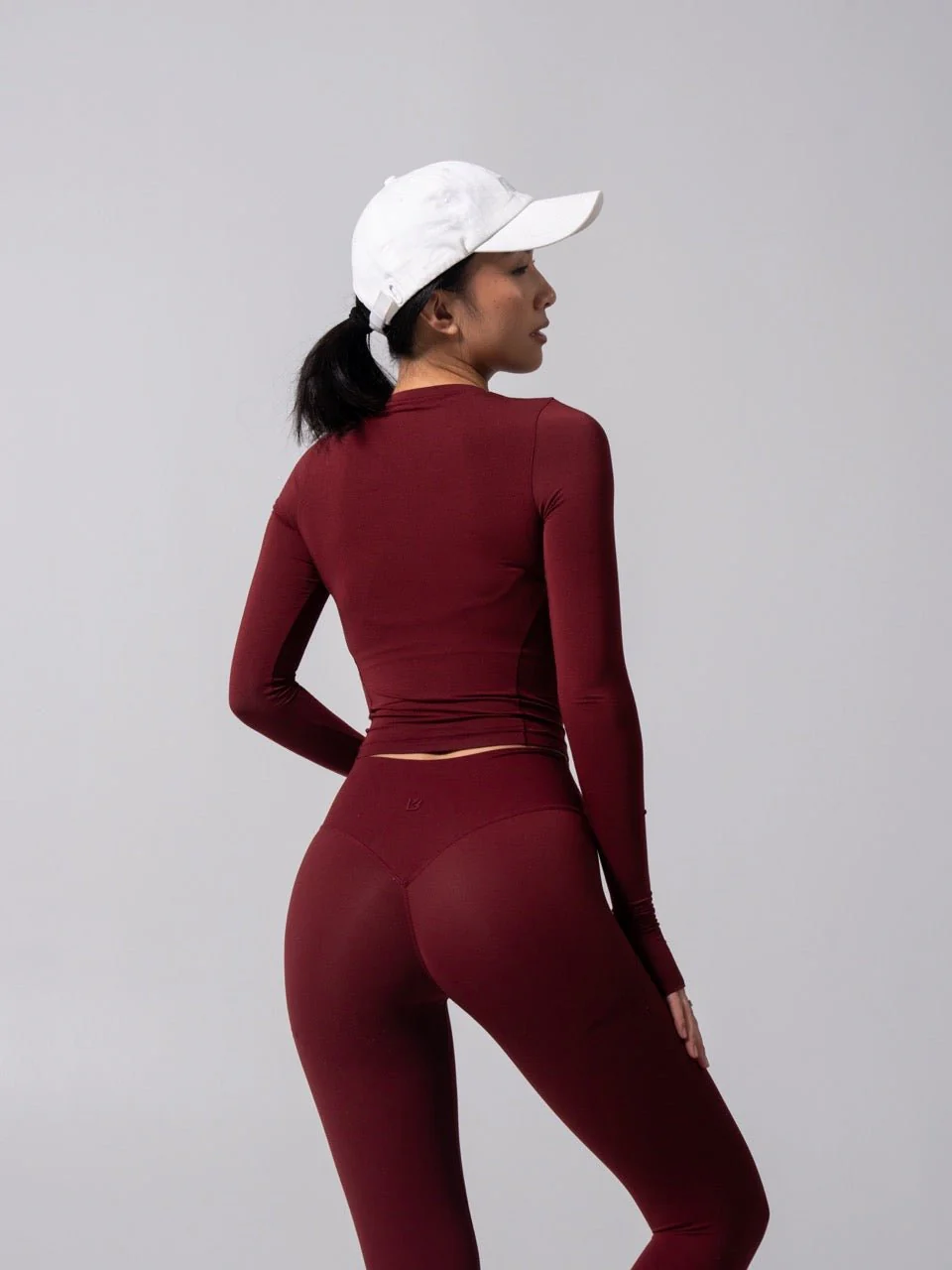 Halo Long Sleeve Baby Tee - Vineyard - Image 6