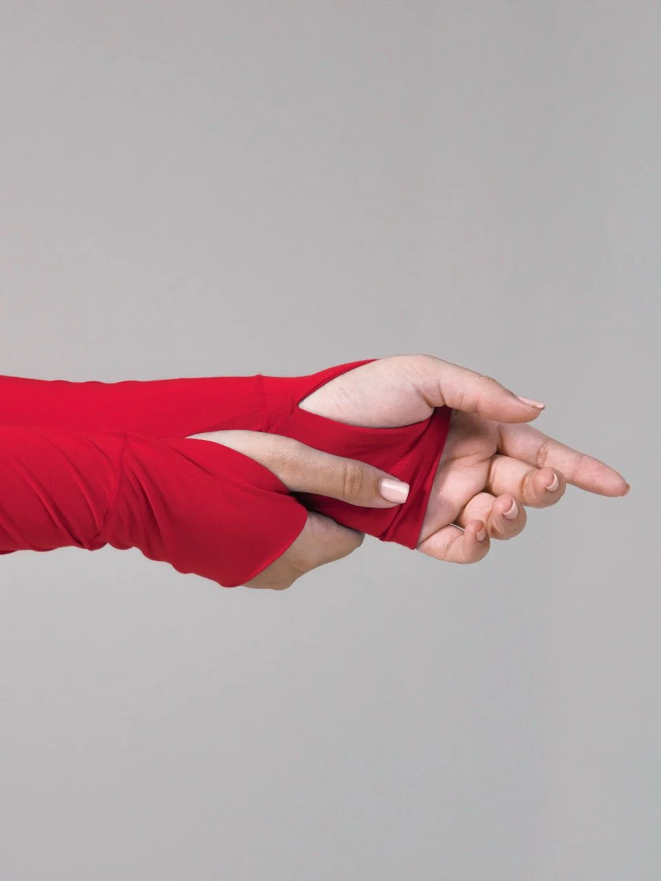 Halo Long Sleeve Hip Tee - Lipstick Red - Image 5