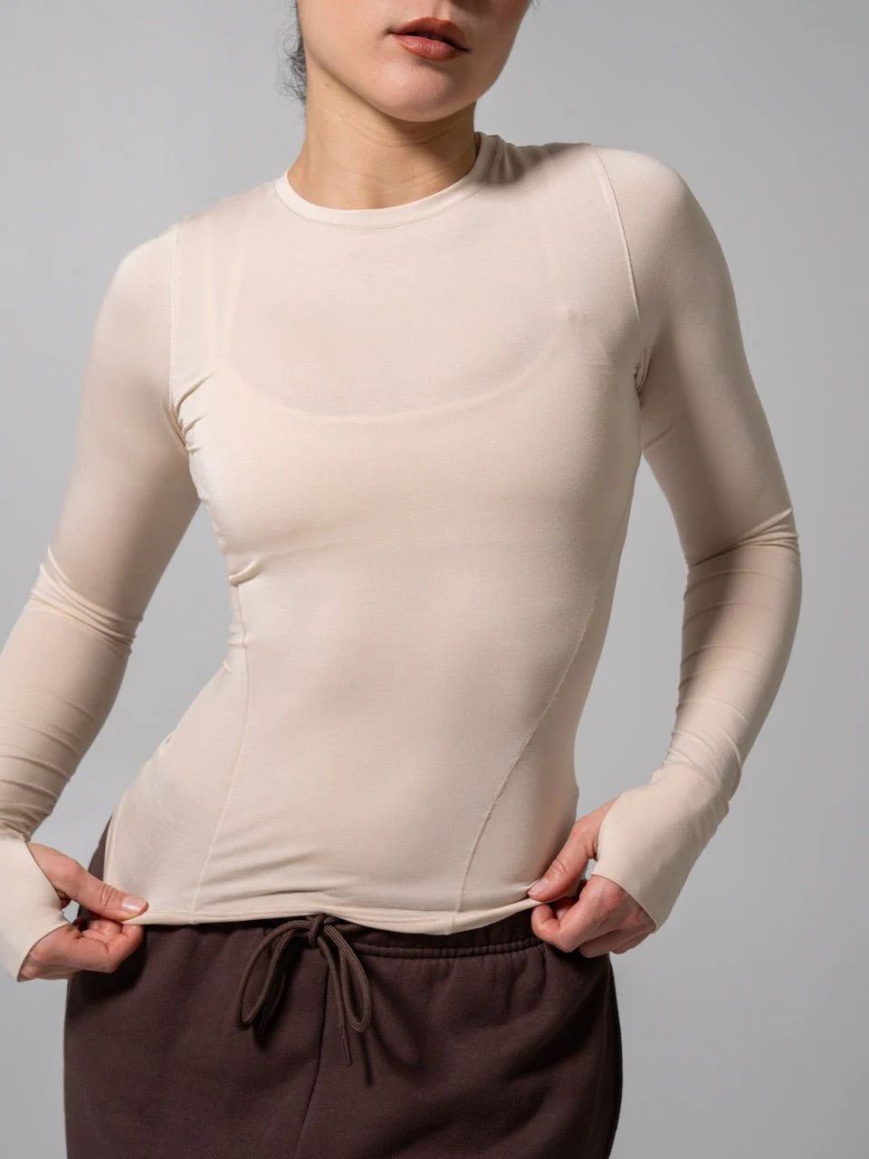 Halo Long Sleeve Hip Tee - Stardust - Image 5