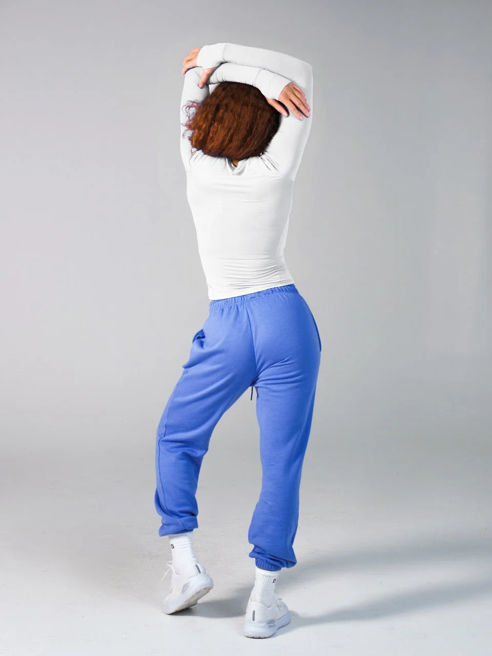 Halo Long Sleeve Hip Tee - White - Image 4