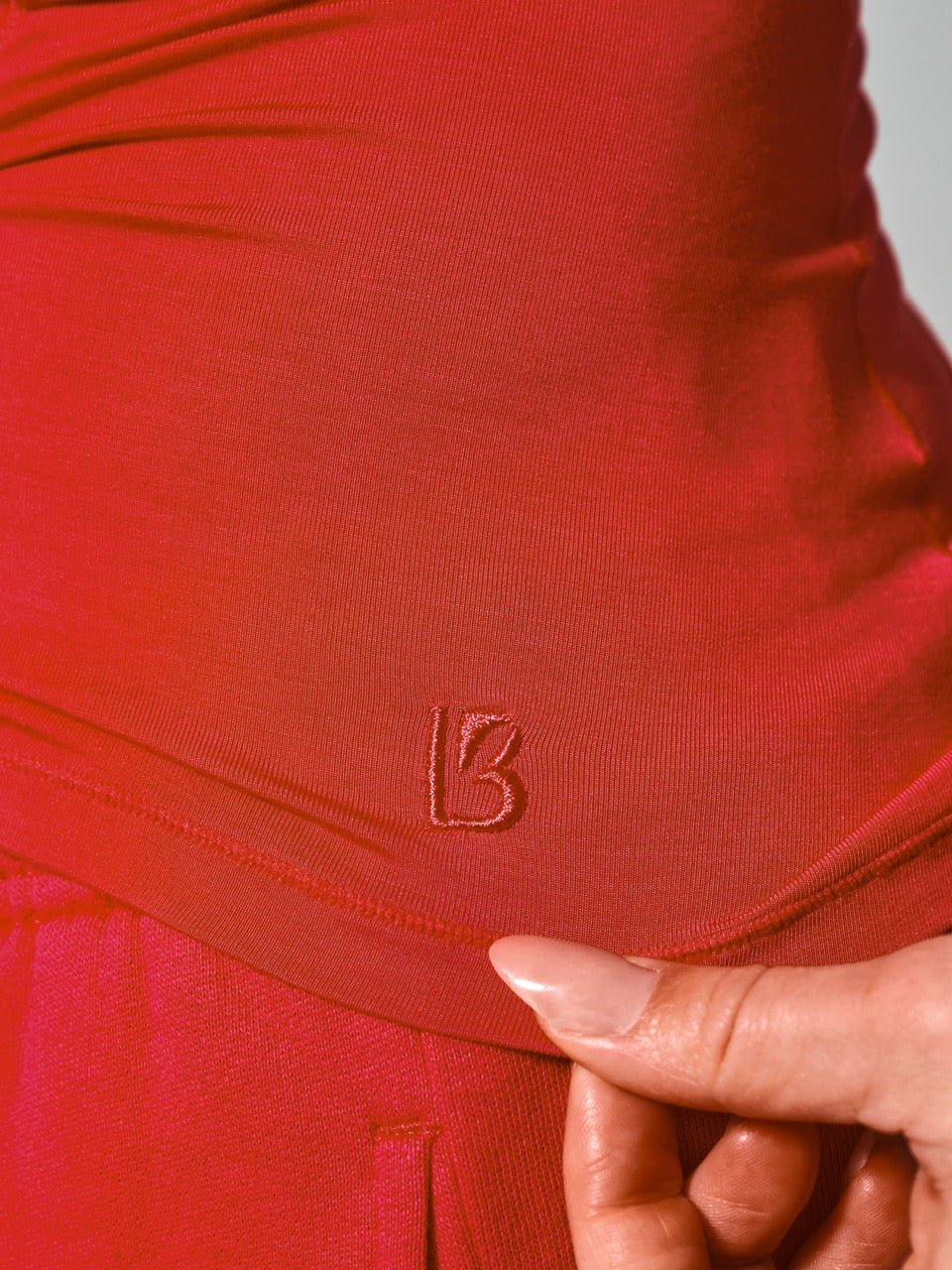 Halo Tee - Lipstick Red - Image 7
