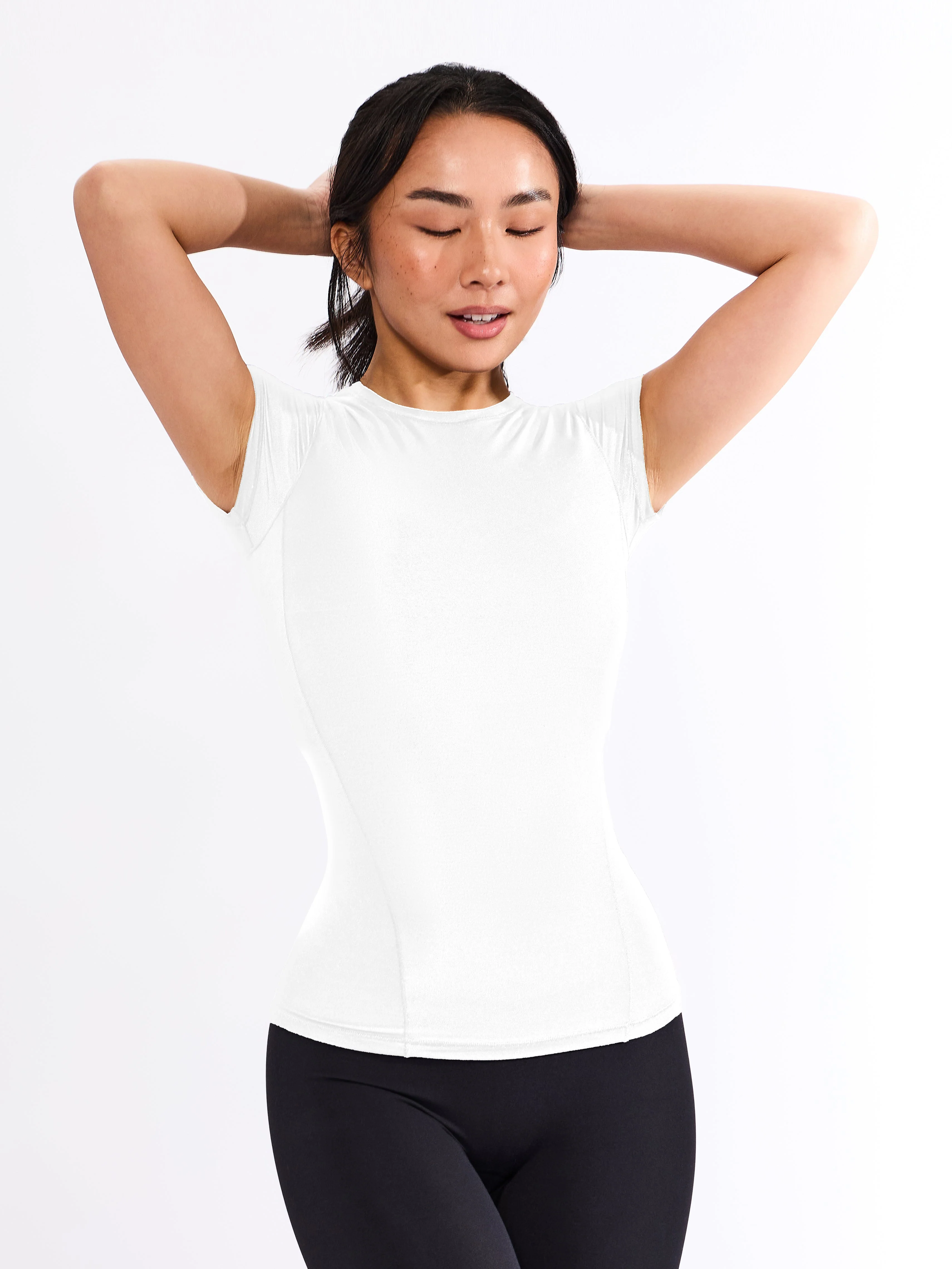 Halo Hip Tee - White - Image 2