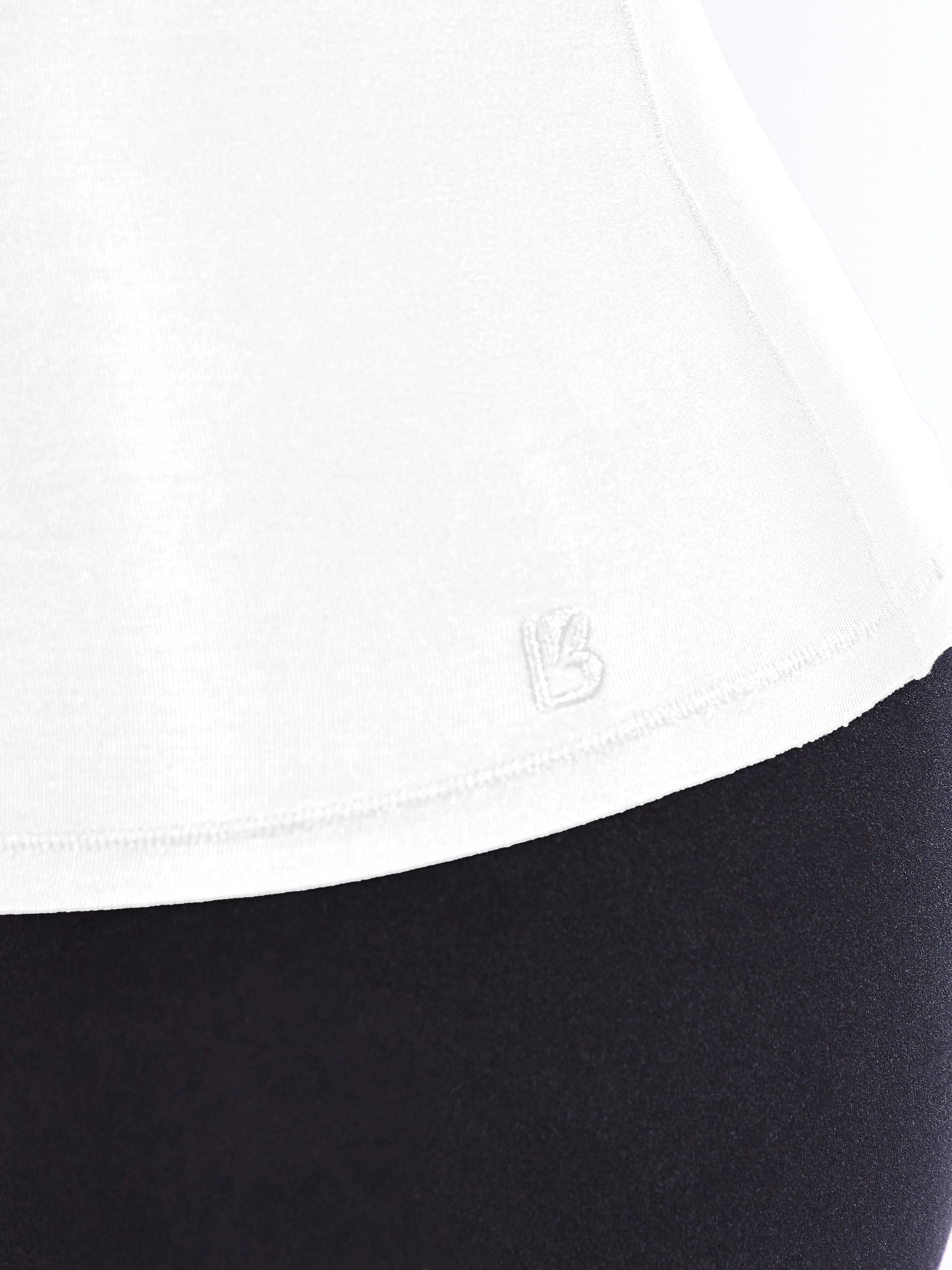 Halo Hip Tee - White - Image 5