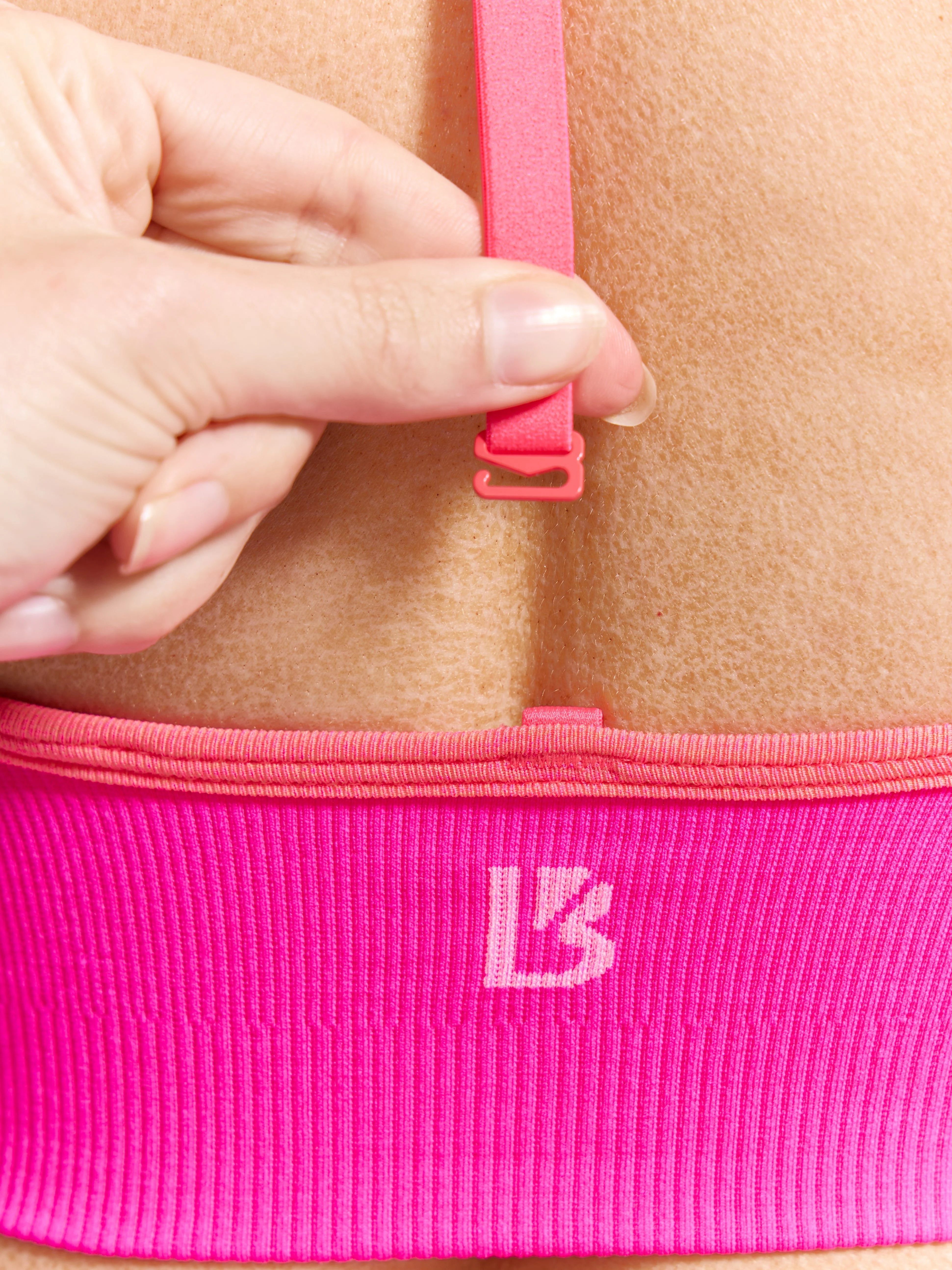 Halter Seamless Sports Bra - Sunrise Ombre - Image 5