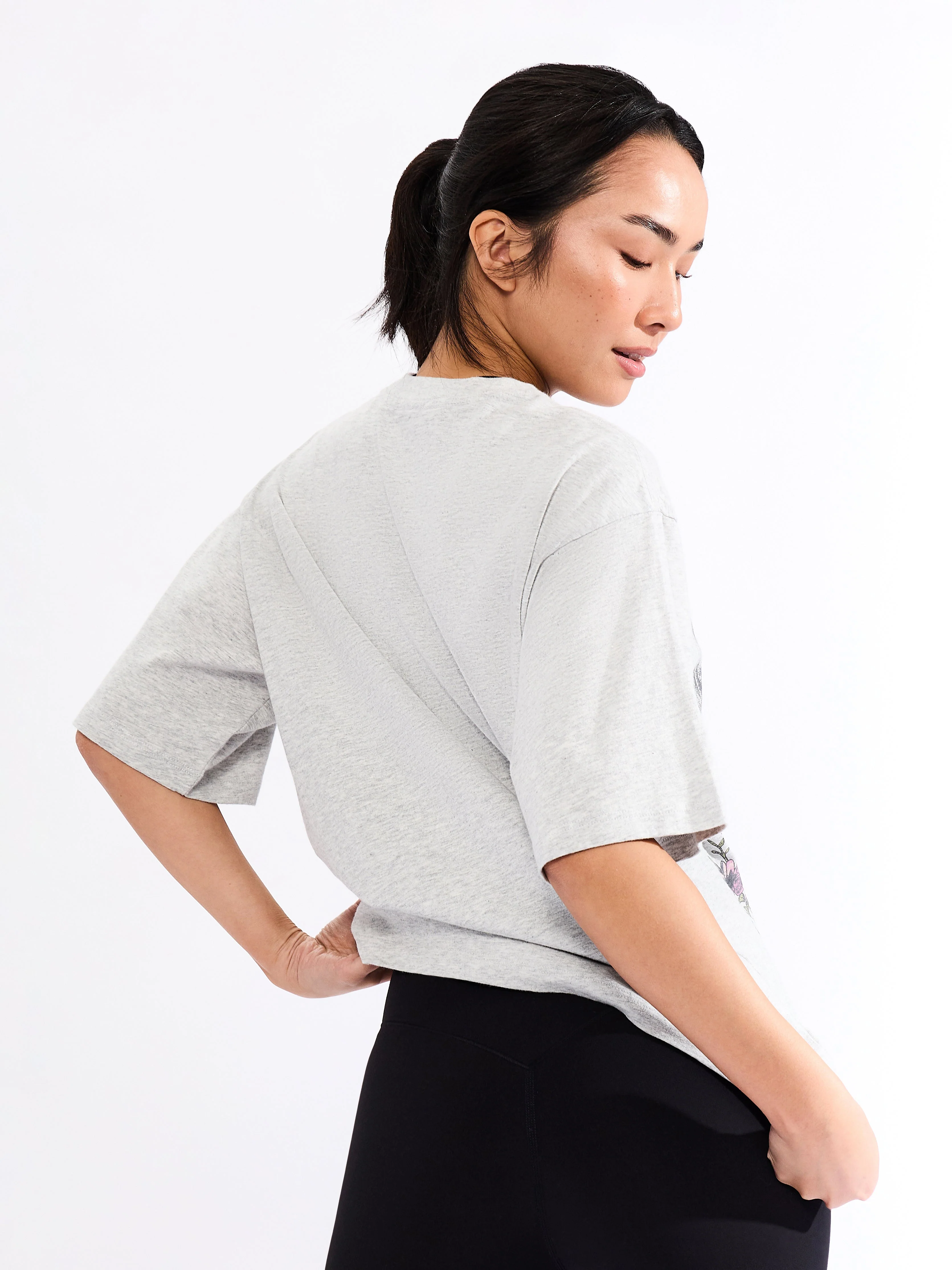 Icon Short Sleeve Tee - Heather Grey - Image 5