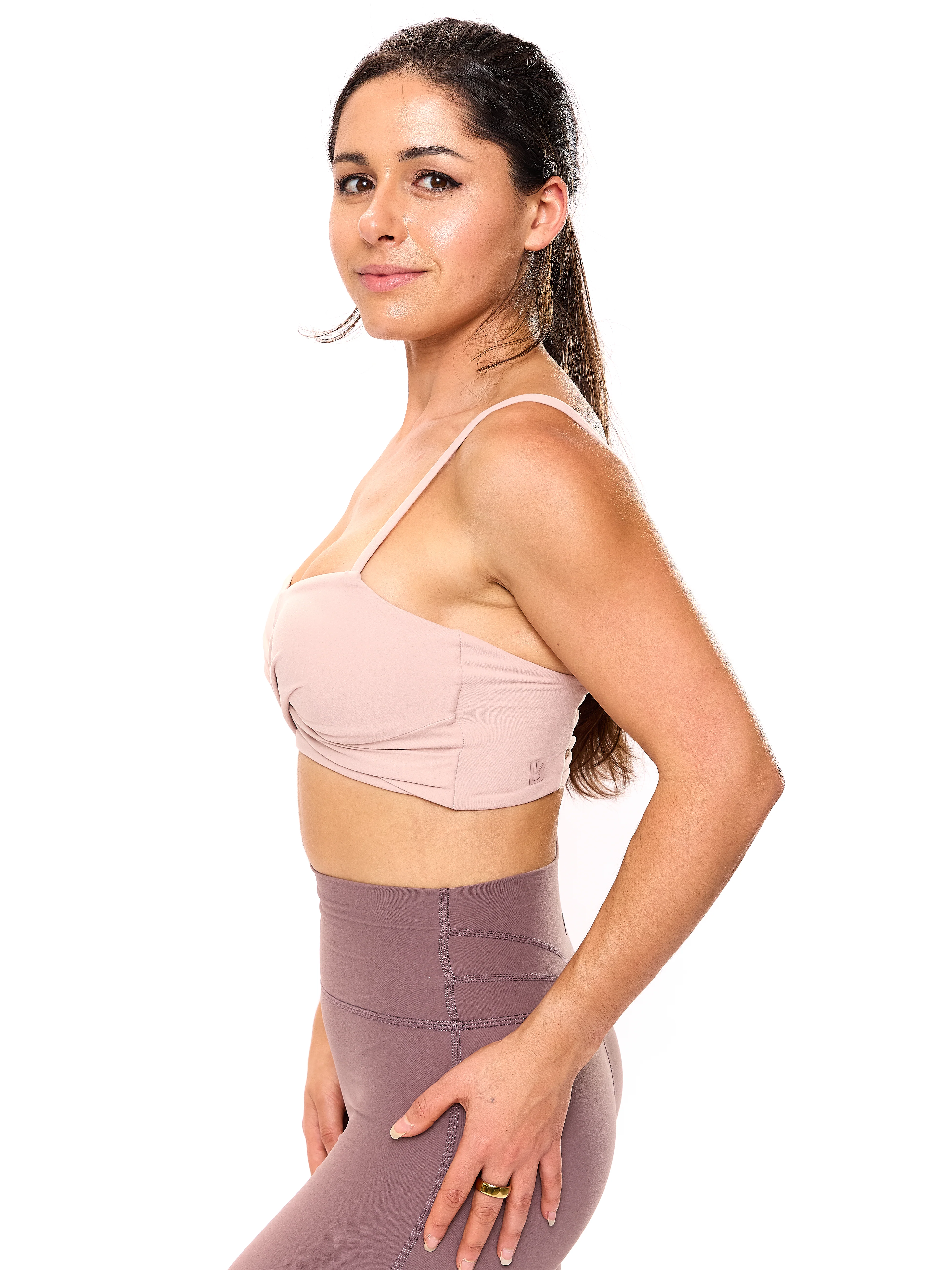 Ivy Wrap Sports Bra - Berry Ice - Image 3