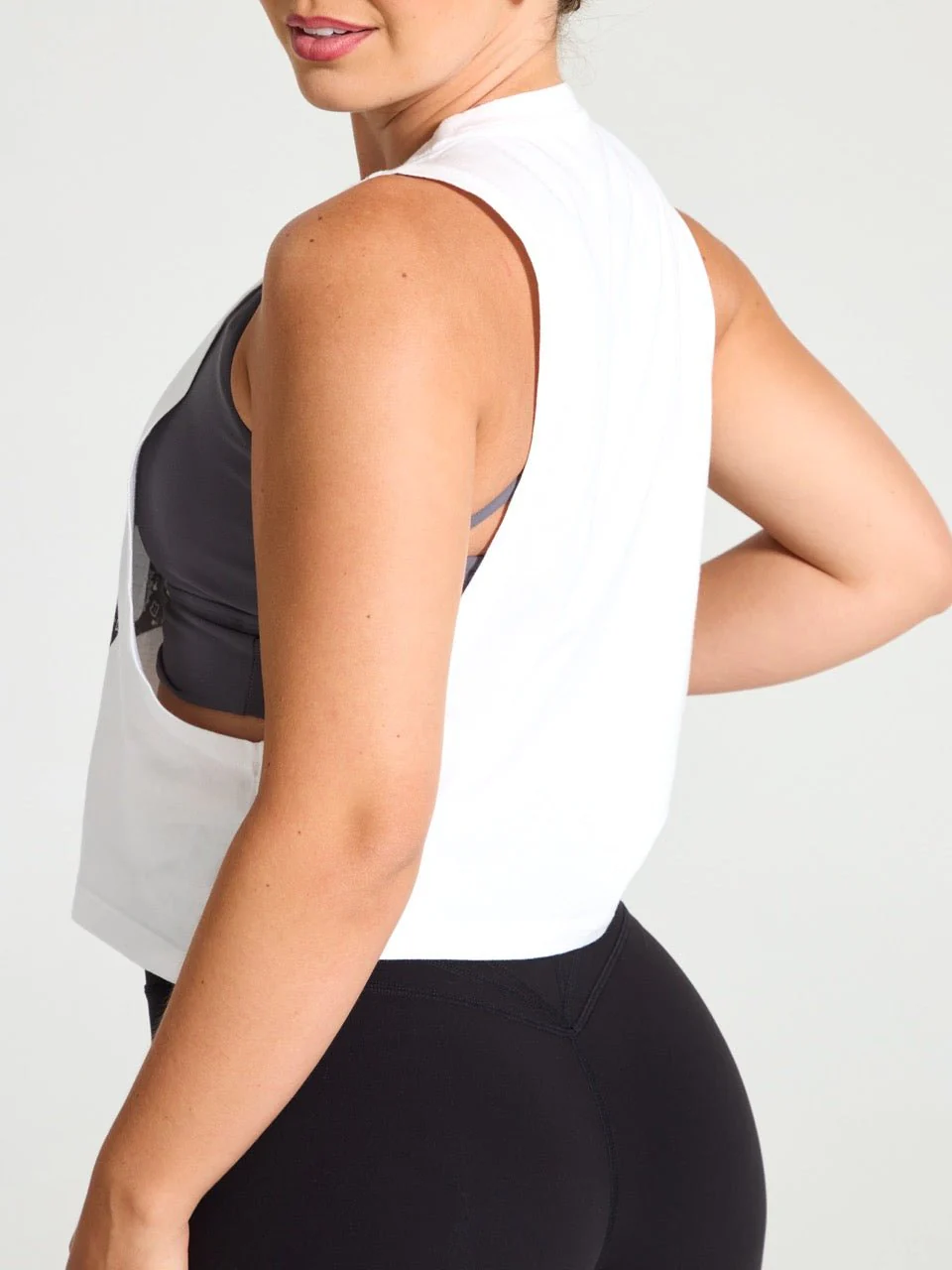 Legacy Crop Tank - White - Image 4
