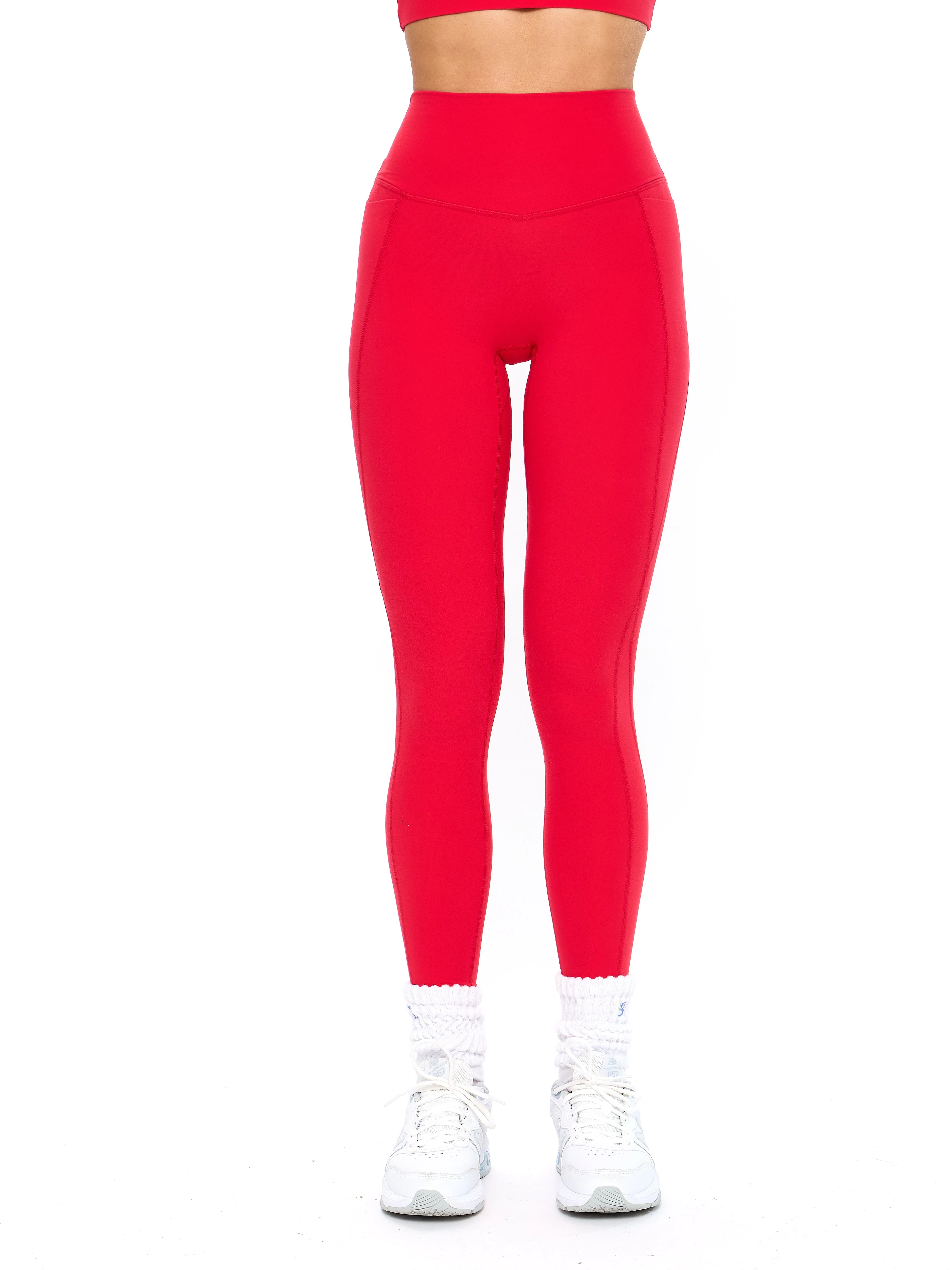 Legacy Pocket Legging - Salsa Red - Image 3