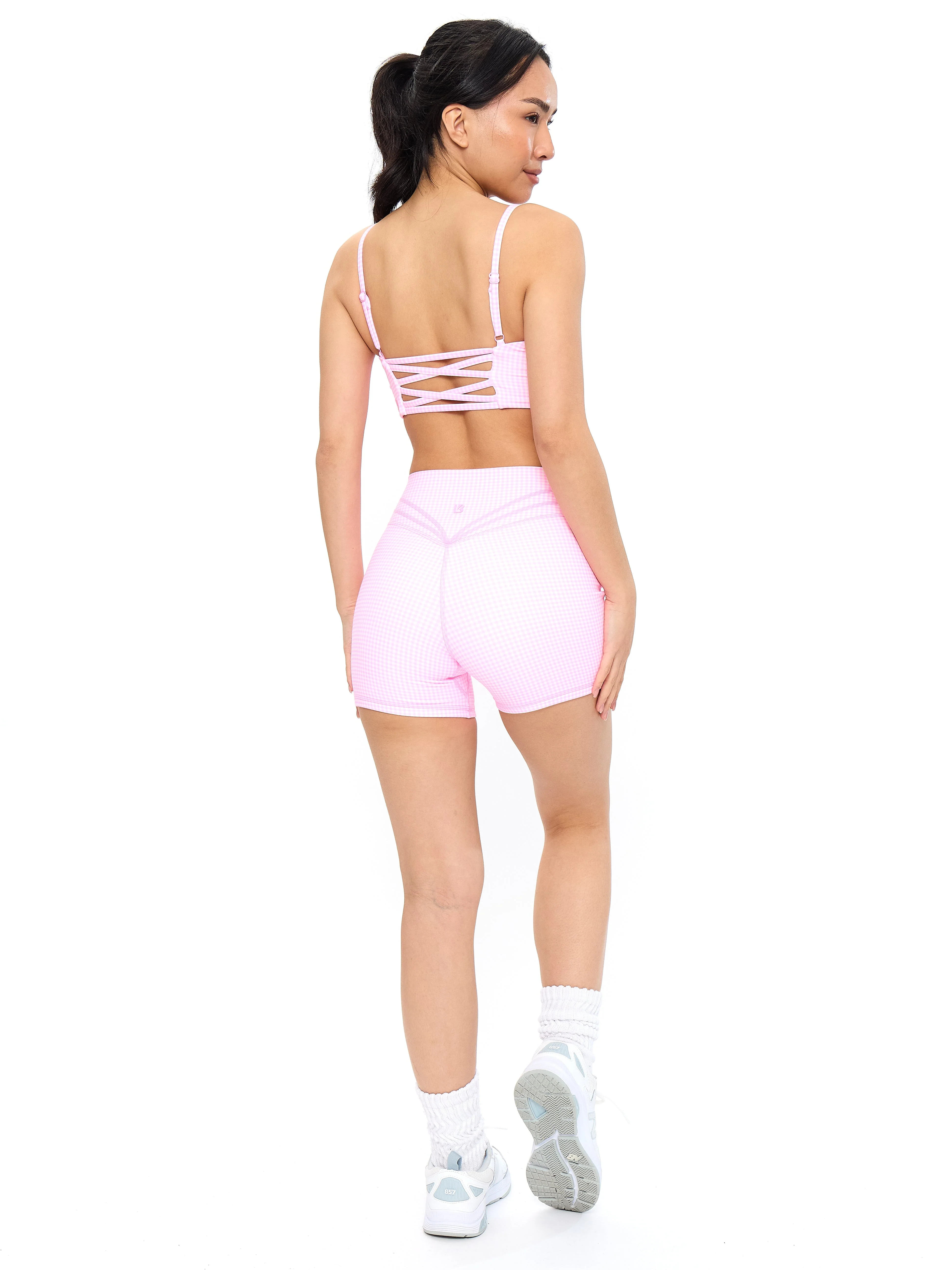 Legacy Short 4" - Pink Gingham - Image 2