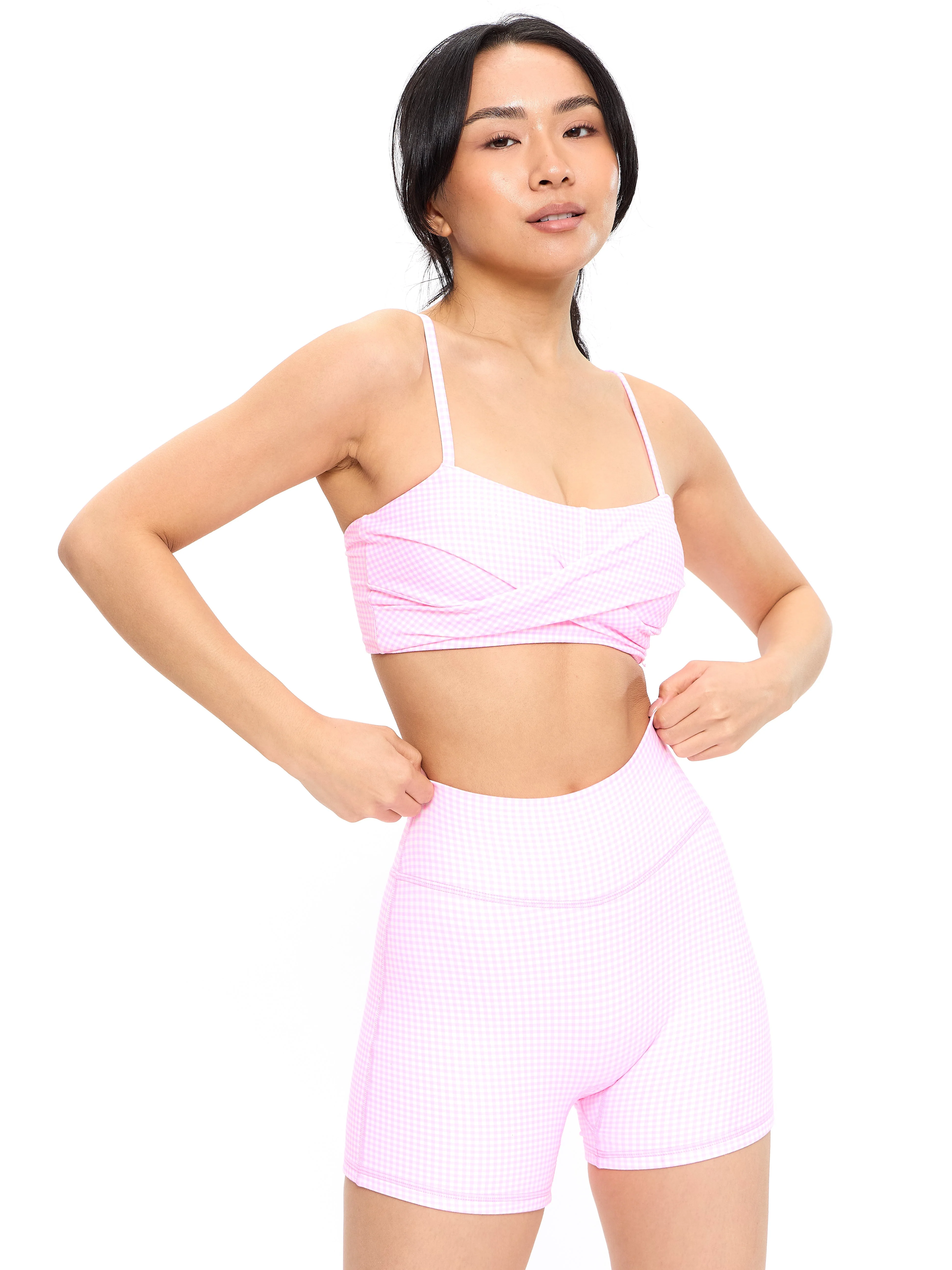 Legacy Short 4" - Pink Gingham - Image 4