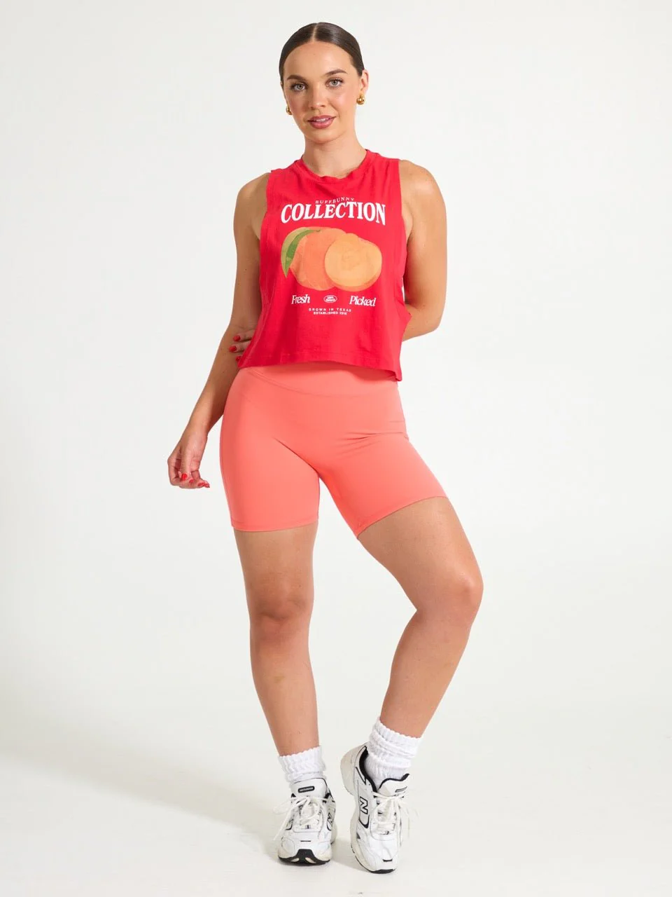 Market Crop Tank - Salsa Red - Image 2