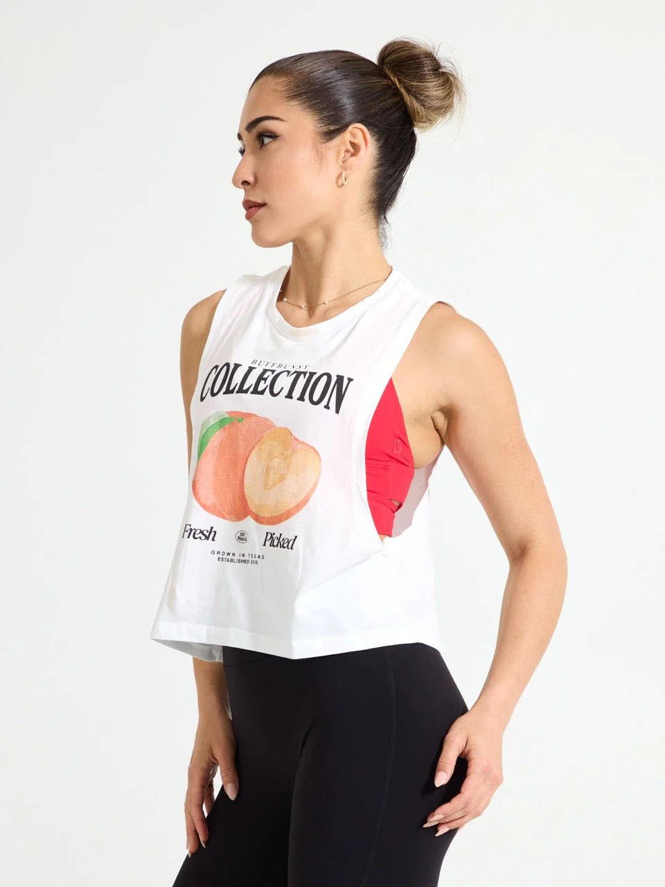 Market Crop Tank - White - Image 4