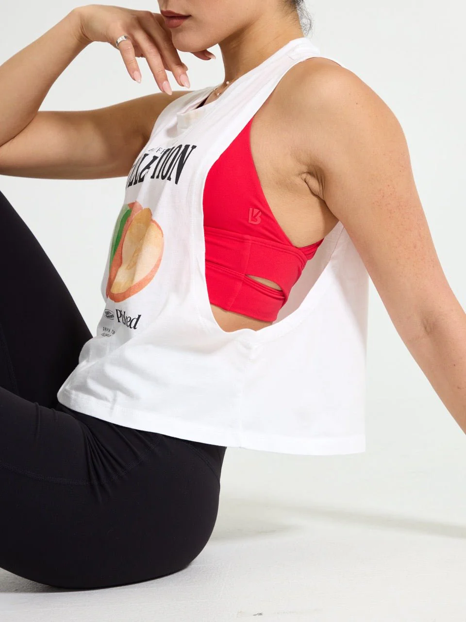 Market Crop Tank - White - Image 6