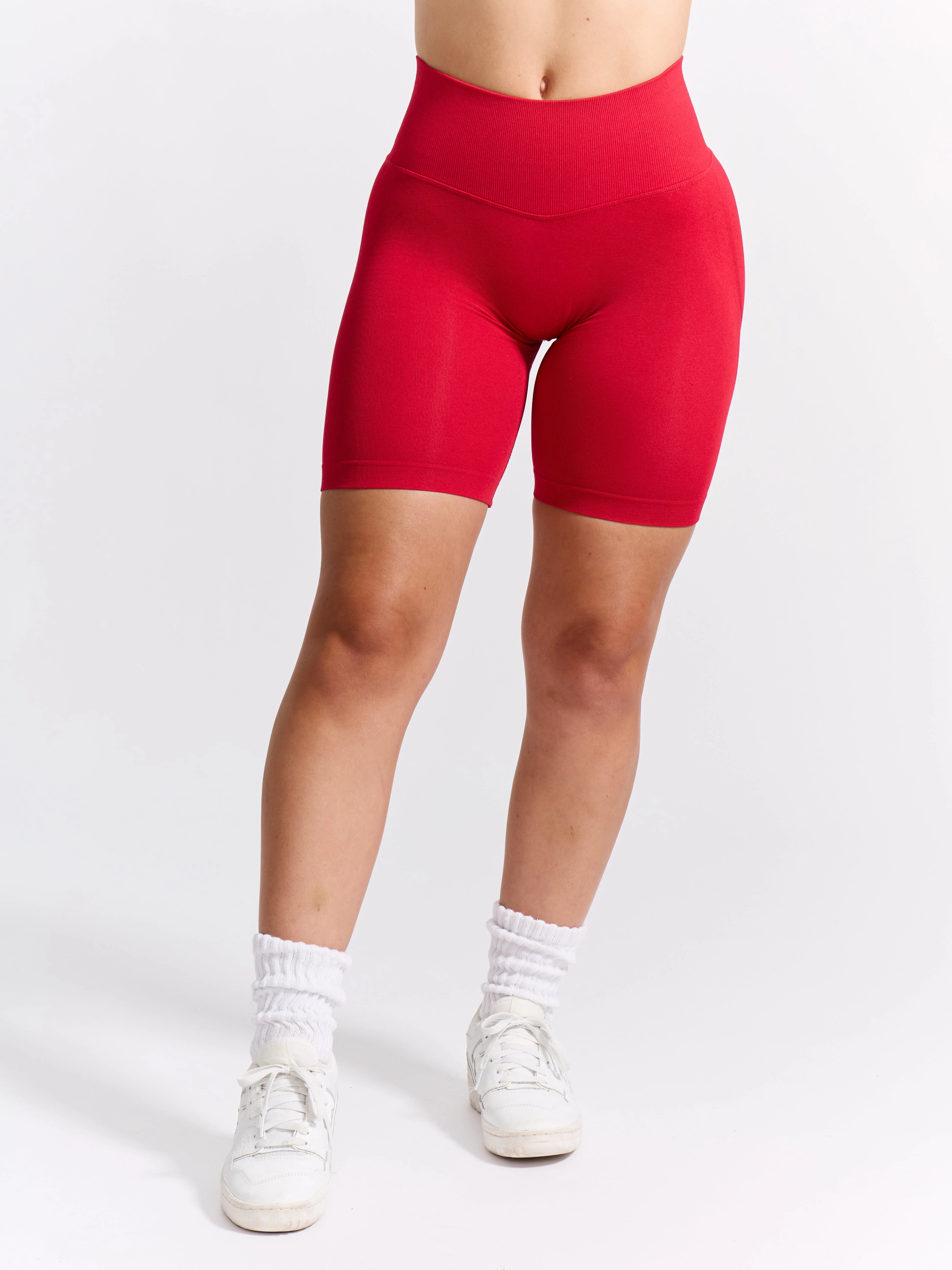 Miracle Seamless Short 6" - Lipstick Red - Image 4