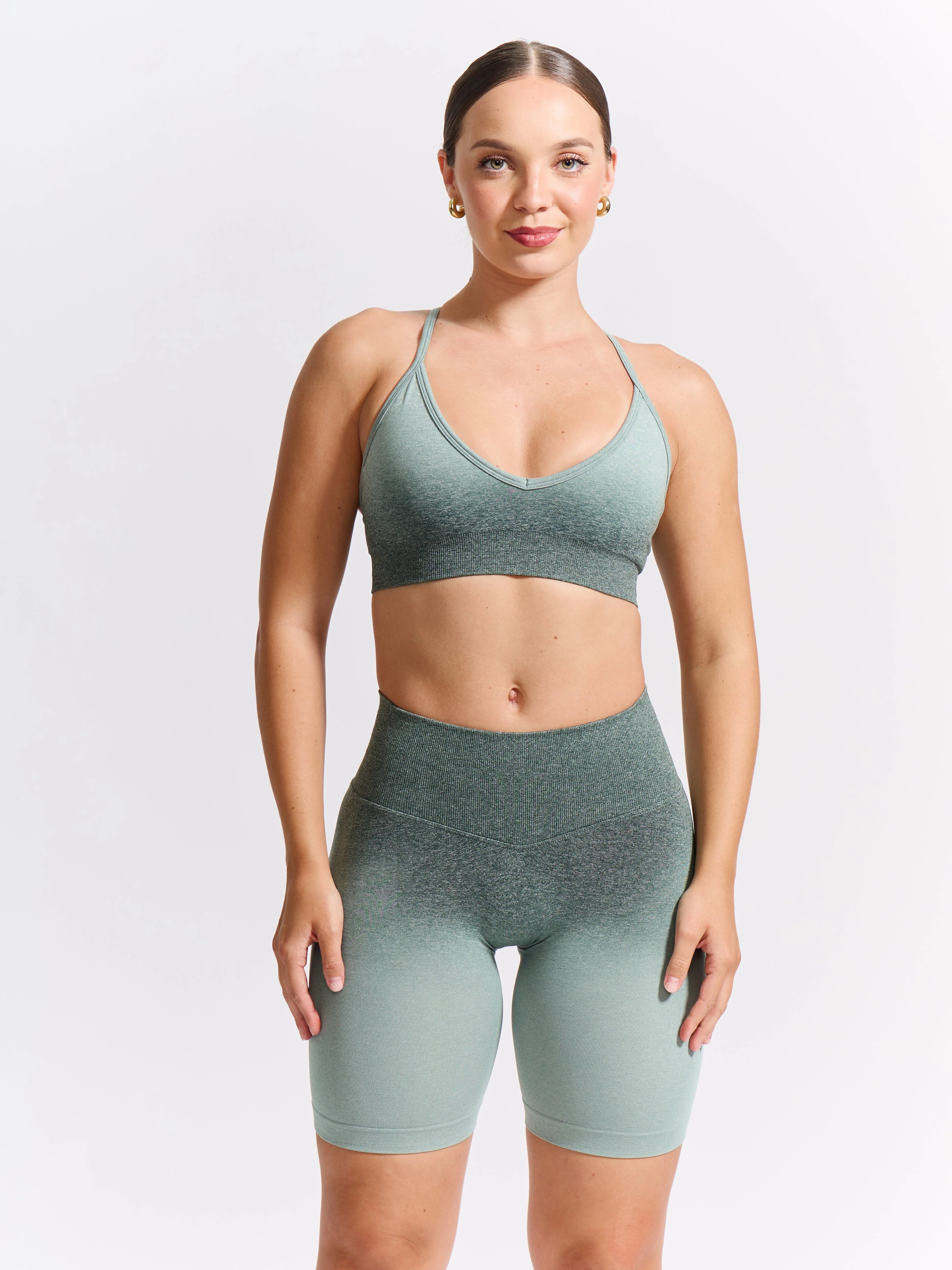 Miracle Seamless Short 6" - Sage Ombre - Image 4