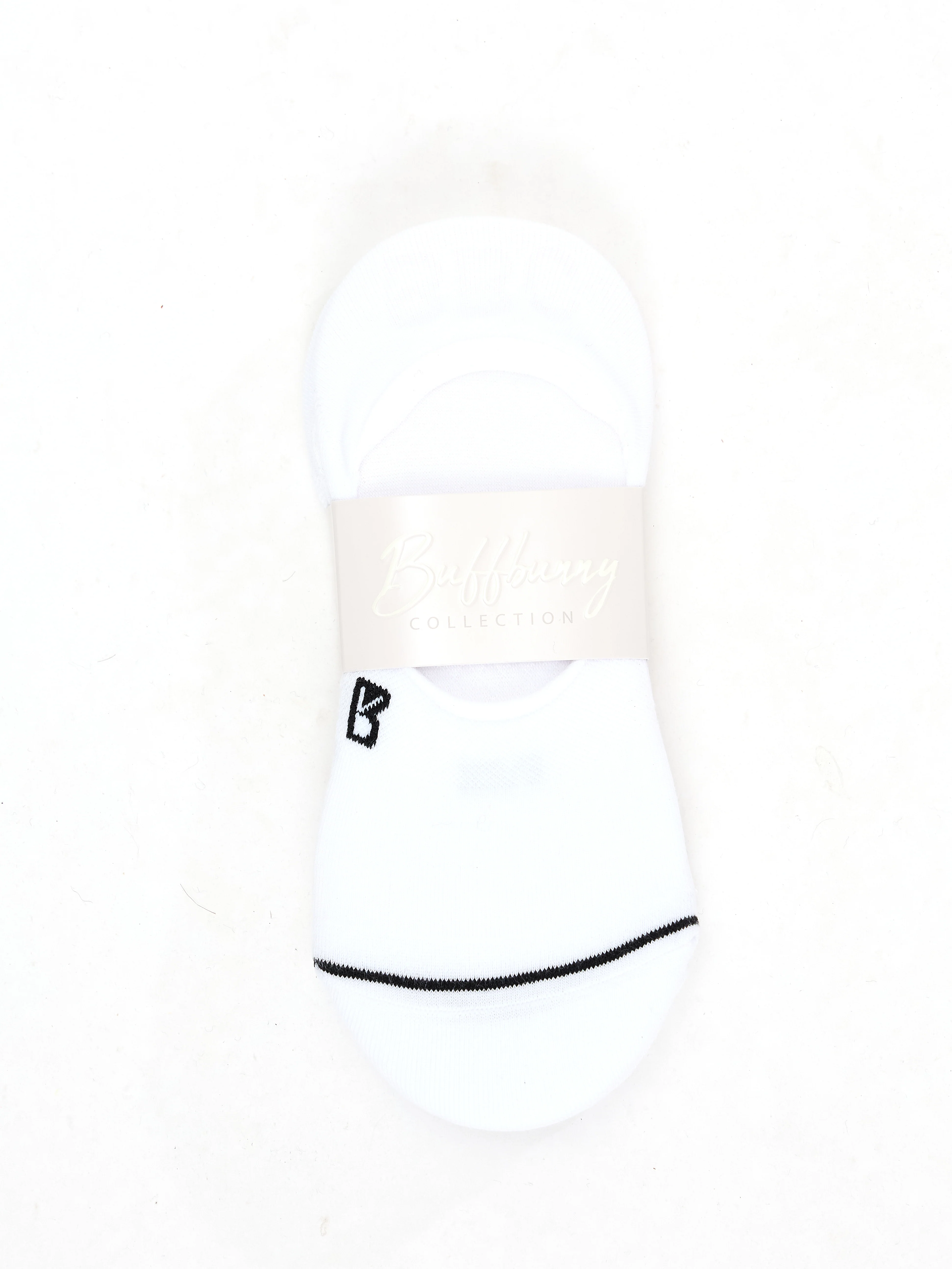 3 Pack No Show Socks - White - Image 4