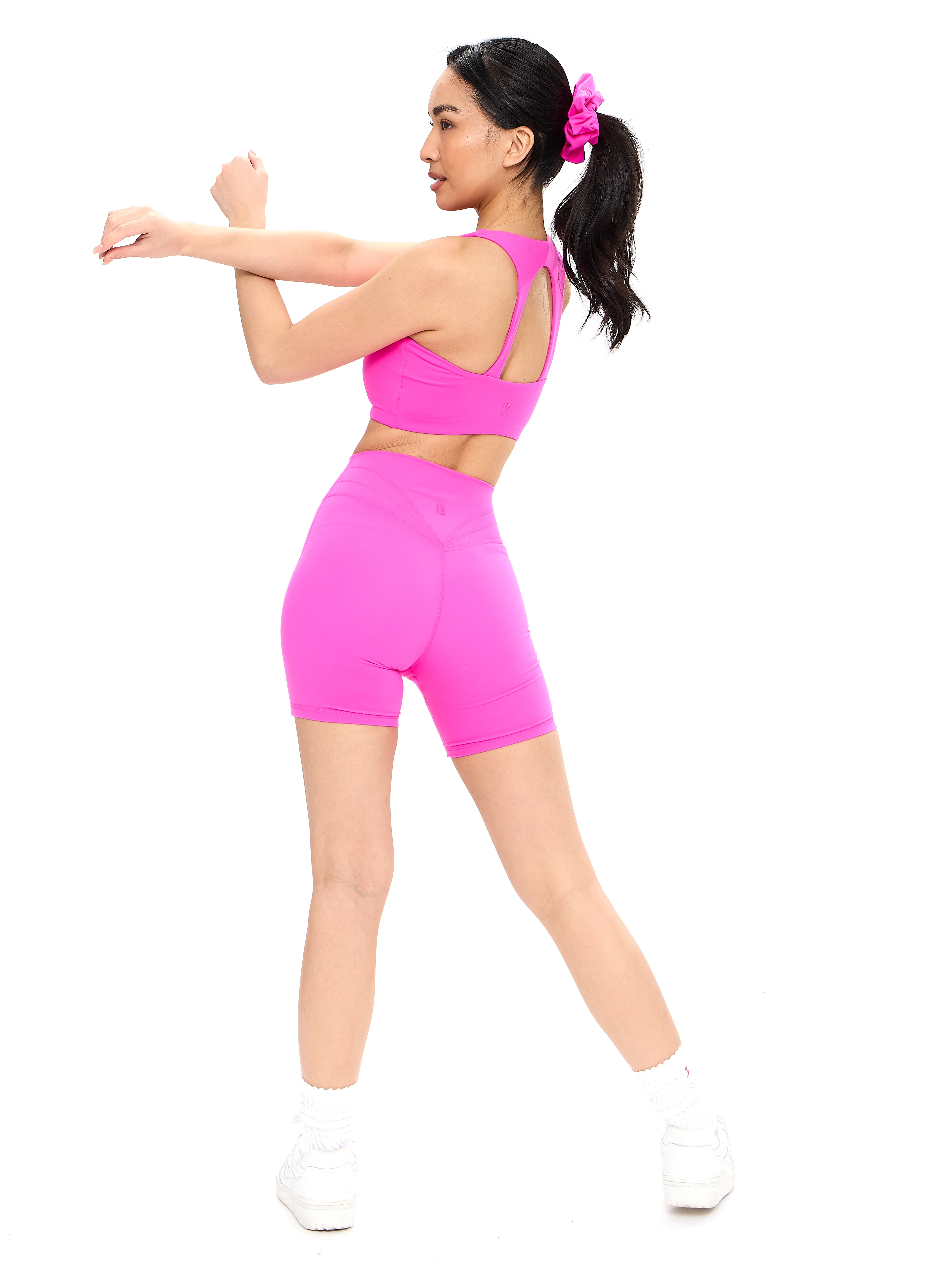 Nubre Notch Sports Bra - Candy Crush Pink - Image 5