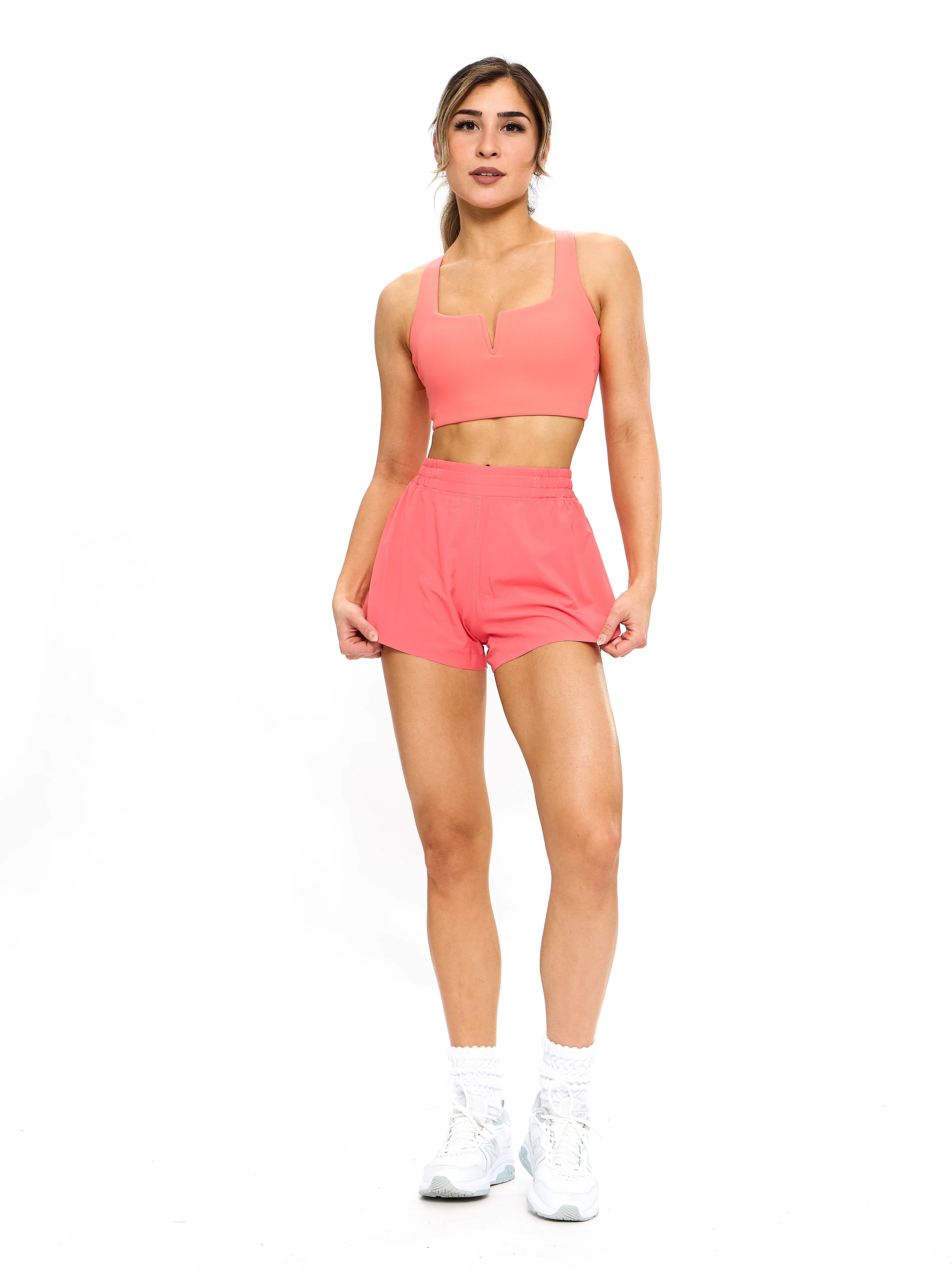 Nubre Notch Sports Bra - Tequila Sunrise - Image 3