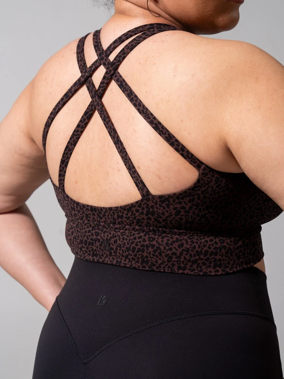 Nubre Twilight Sports Bra - Leopard Print - Image 8