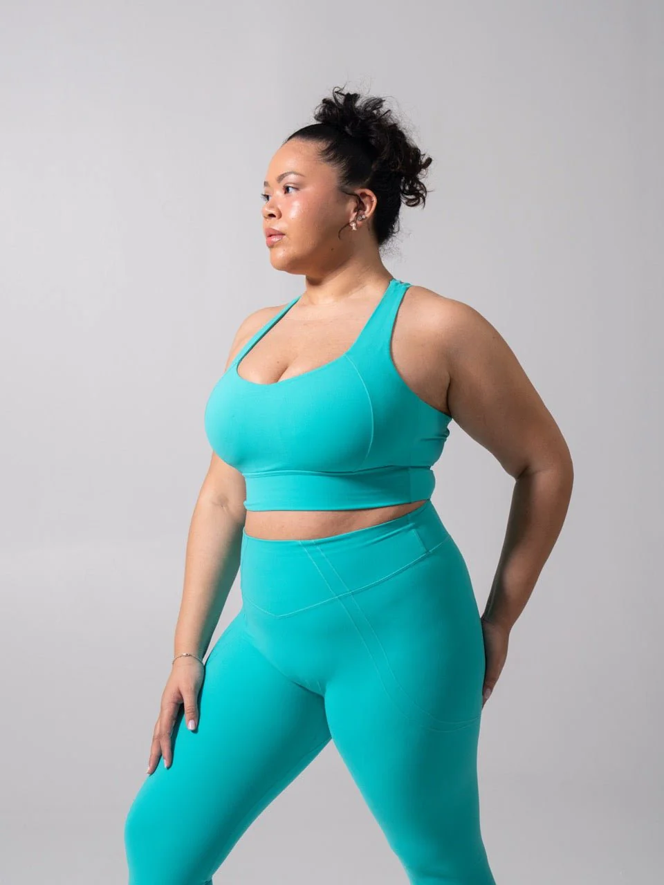 Nubre Twilight Sports Bra - Teal Me Later - Image 3