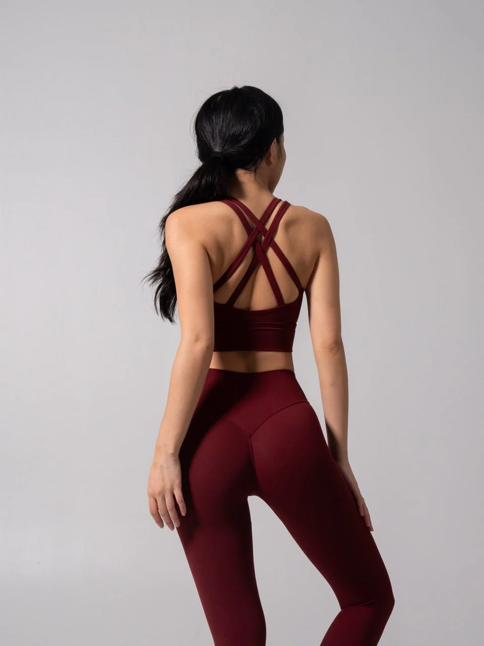 Nubre Twilight Sports Bra - Vineyard - Image 6