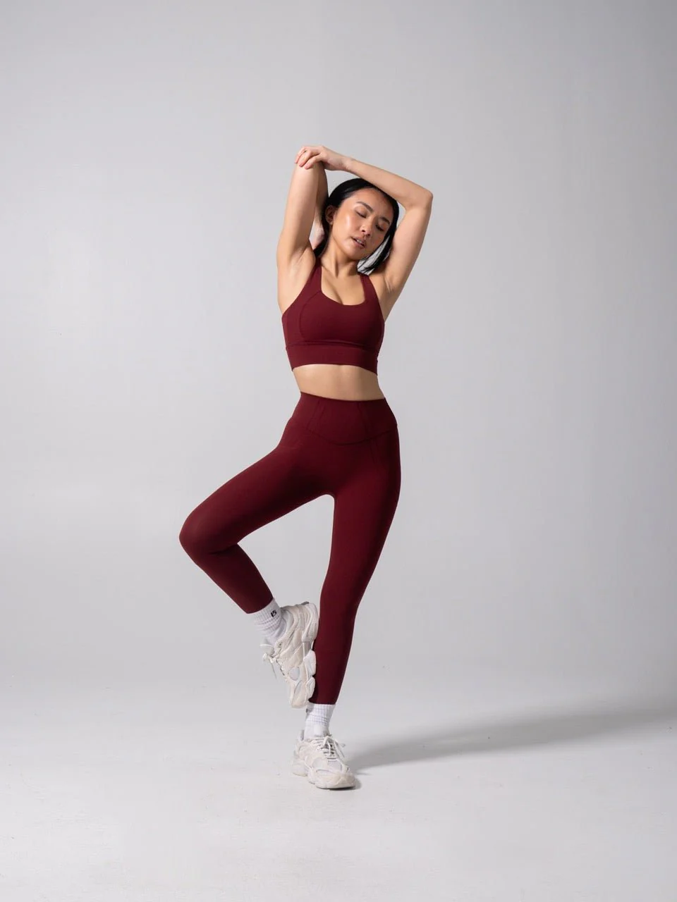 Nubre Twilight Sports Bra - Vineyard - Image 7