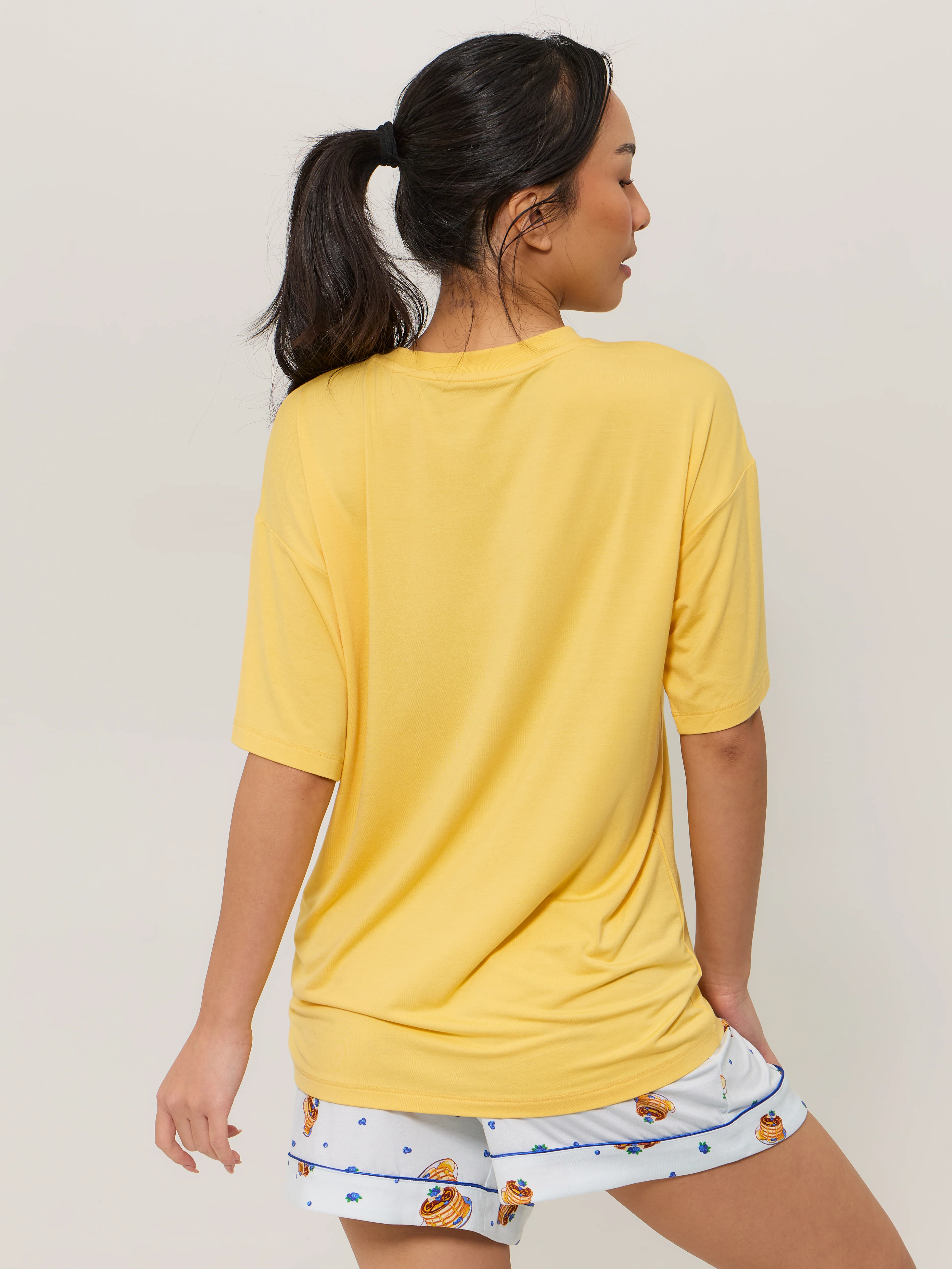 Pajama Tee Shirt - Yellow - Image 3