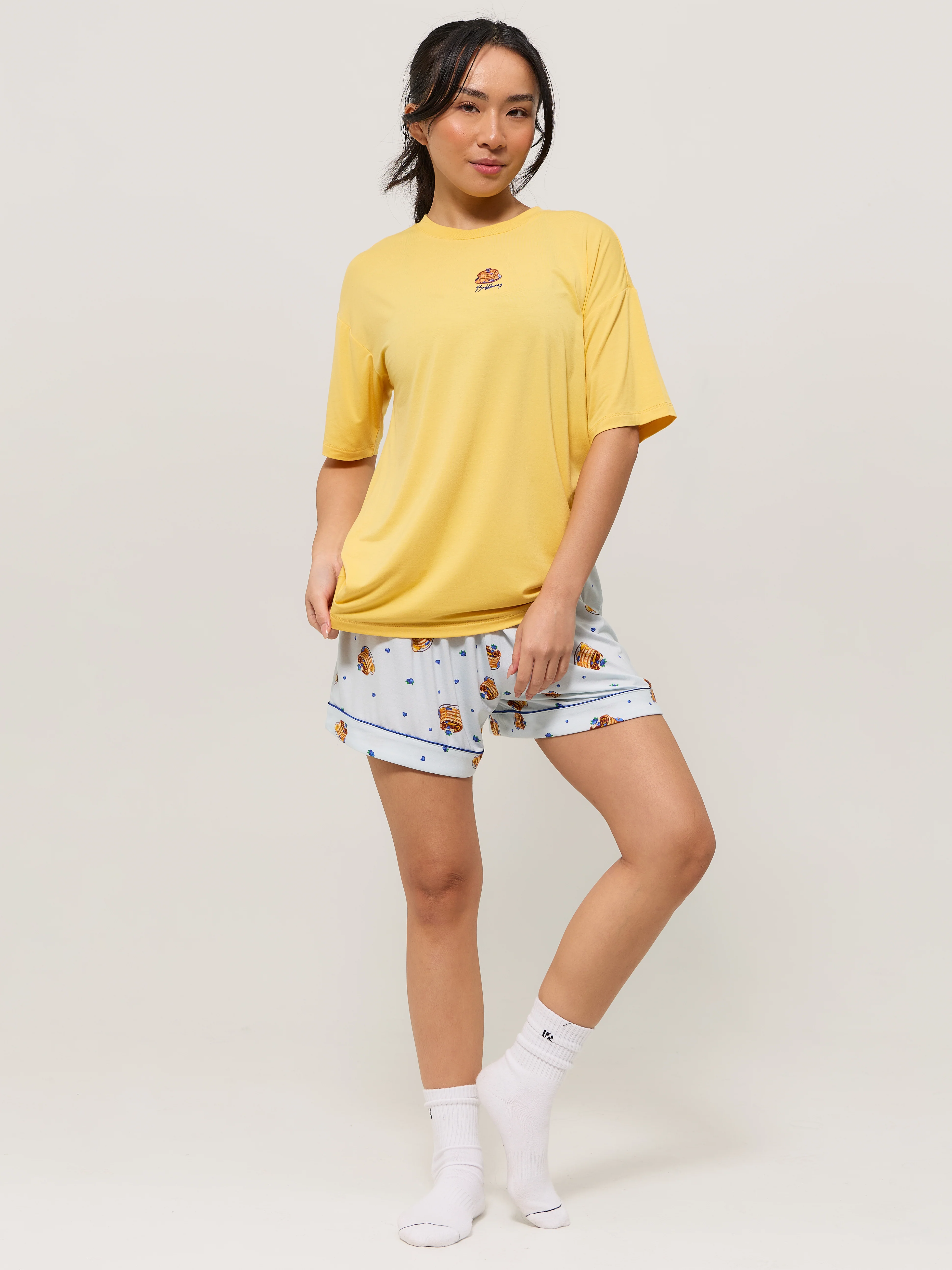 Pajama Tee Shirt - Yellow - Image 5