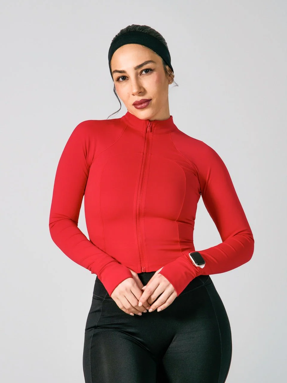Phantom Hip Jacket - Lipstick Red - Image 6
