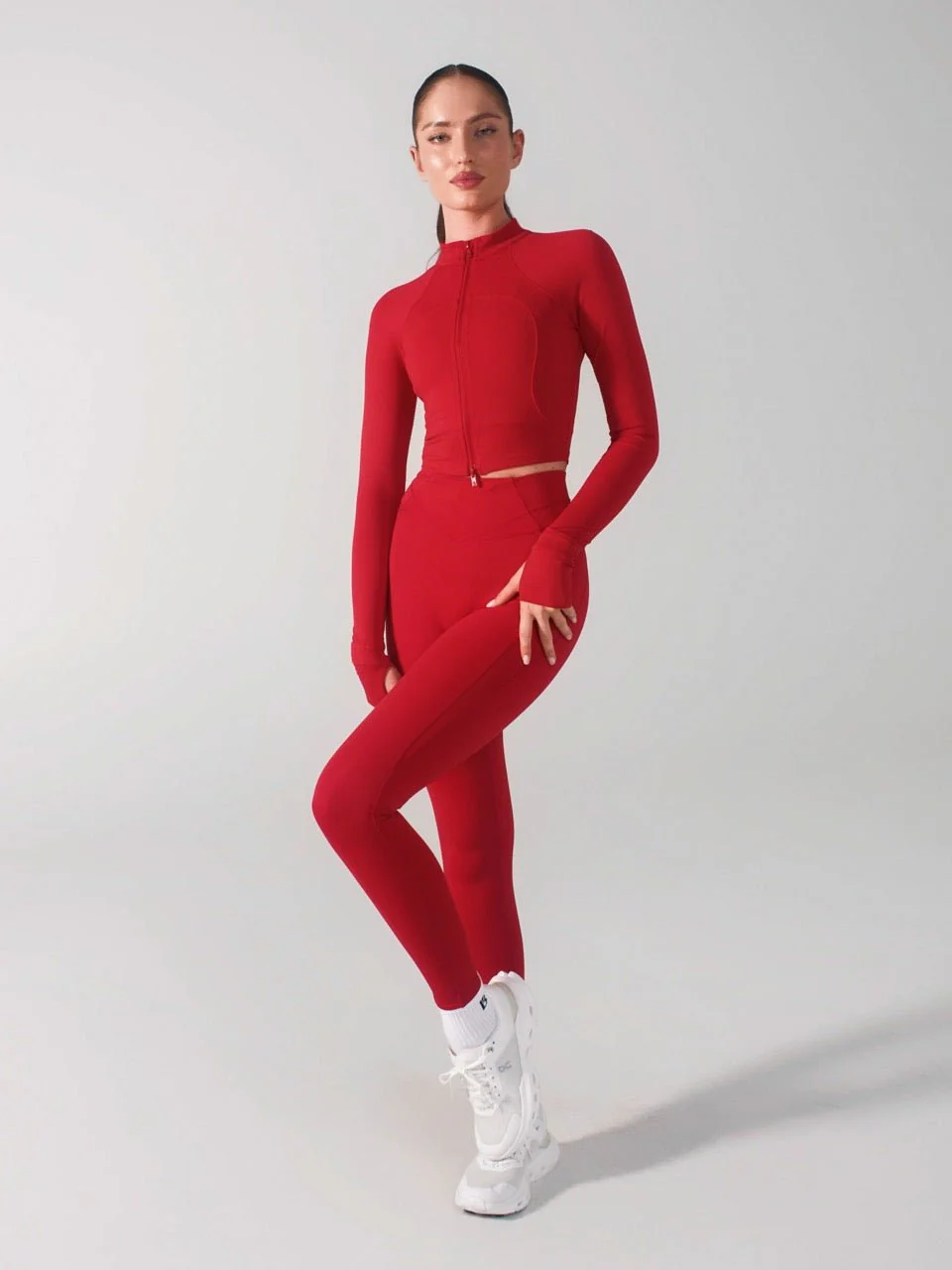 Phantom Waist Jacket - Lipstick Red - Image 2