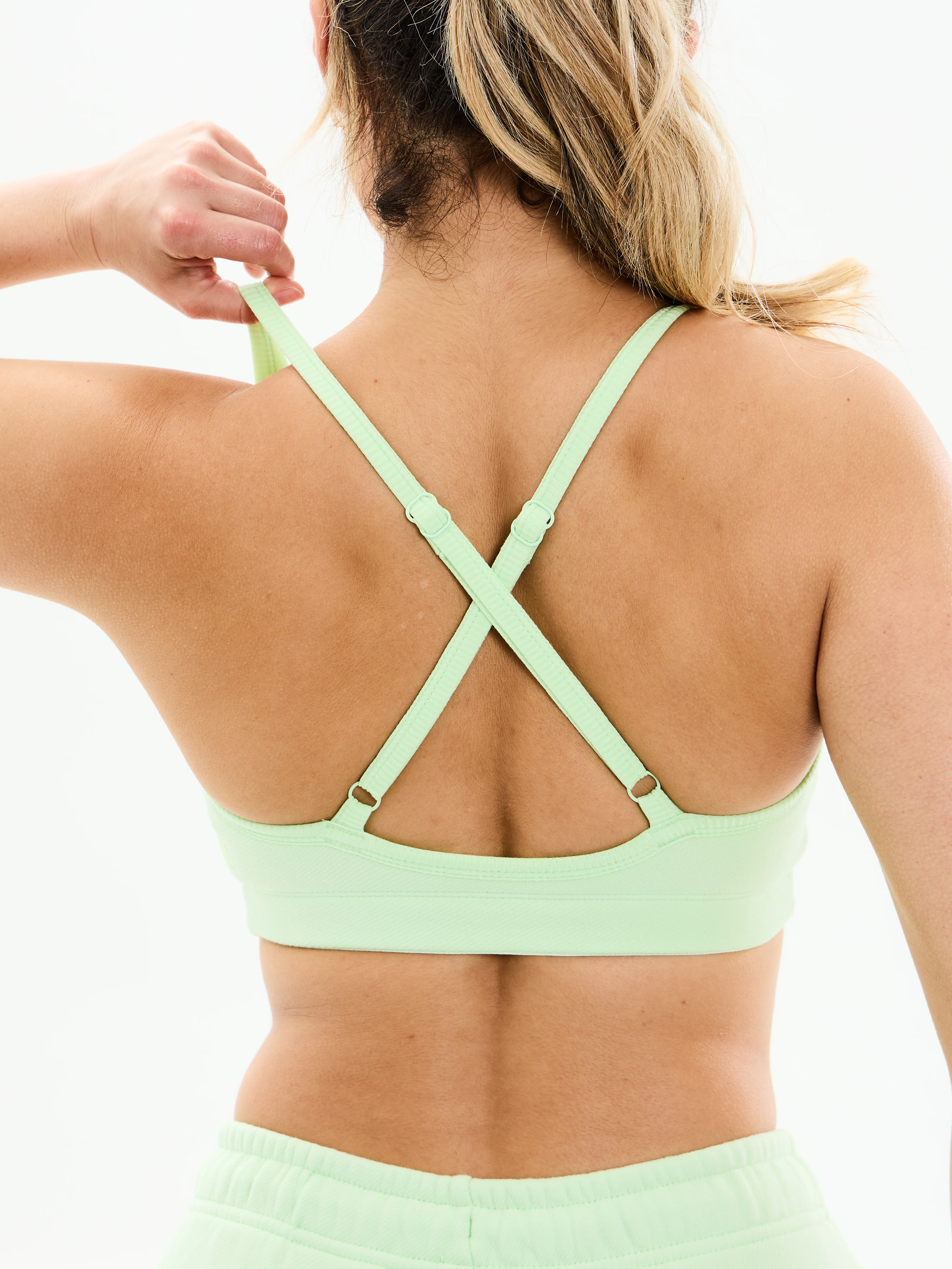 Plush Fleece Bralette - Honeydew - Image 3