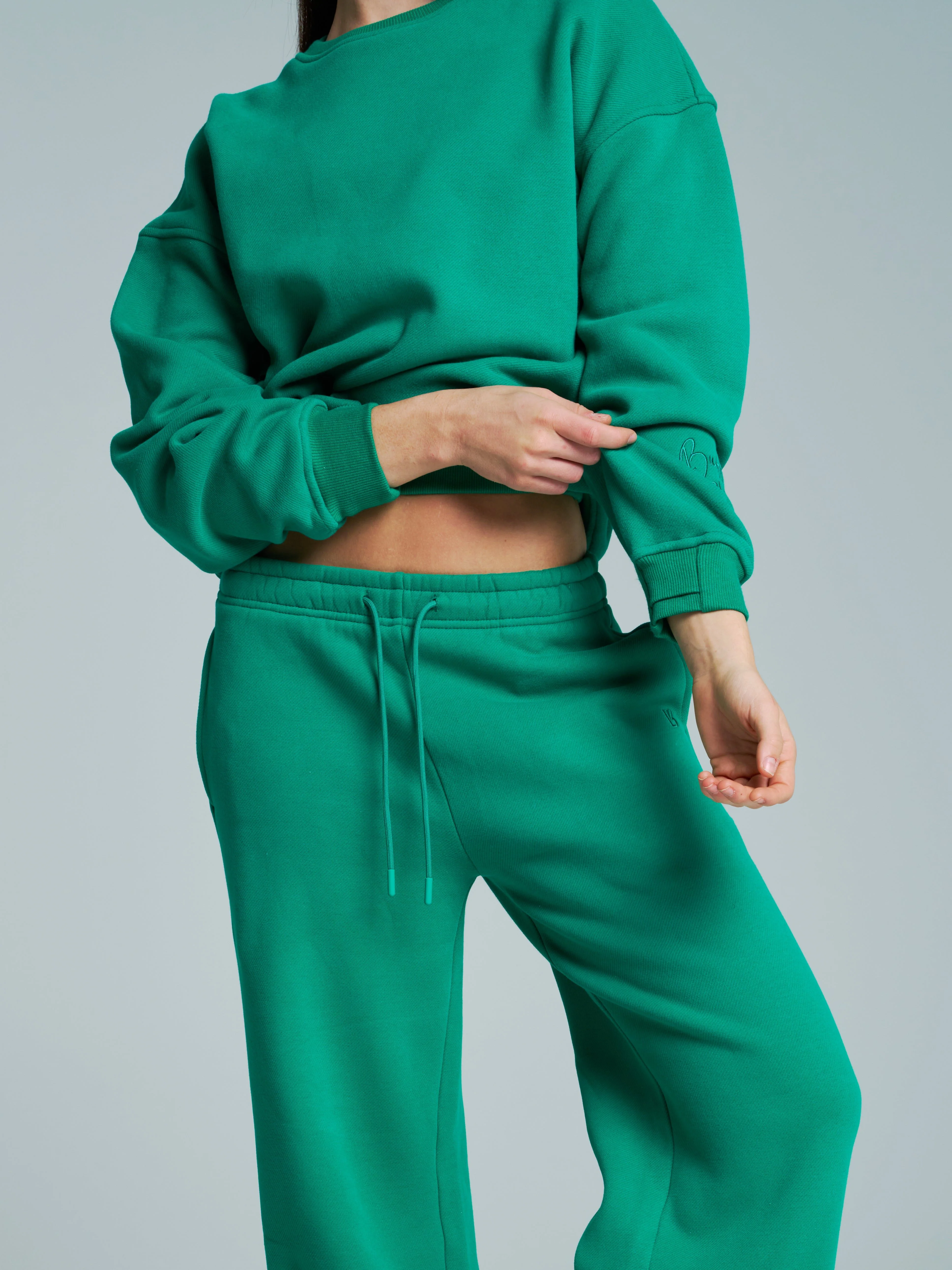 Plush Fleece Crew Pullover - Lucky Charm - Image 2