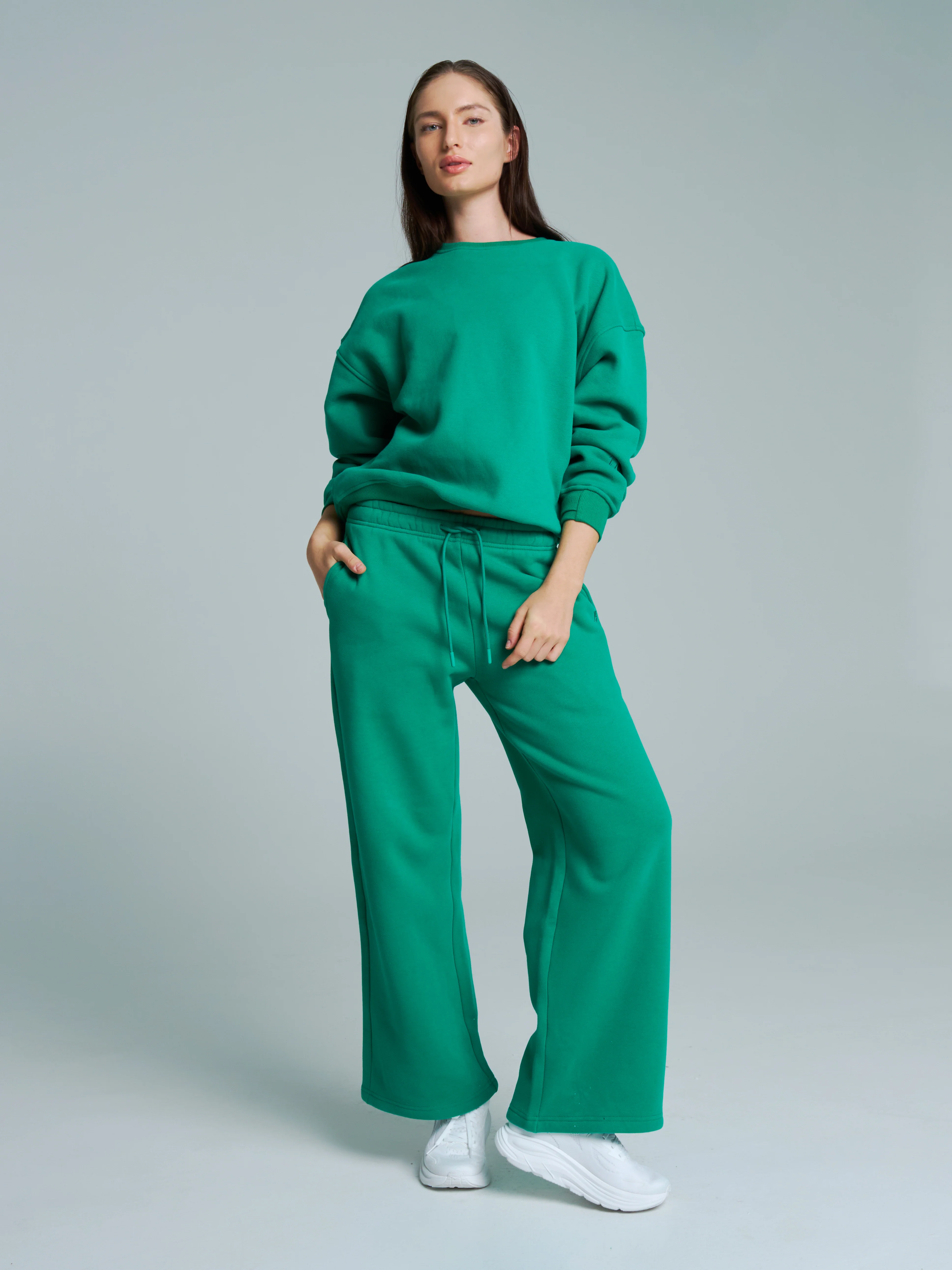Plush Fleece Straight Leg Sweat Pant - Lucky Charm - Image 4