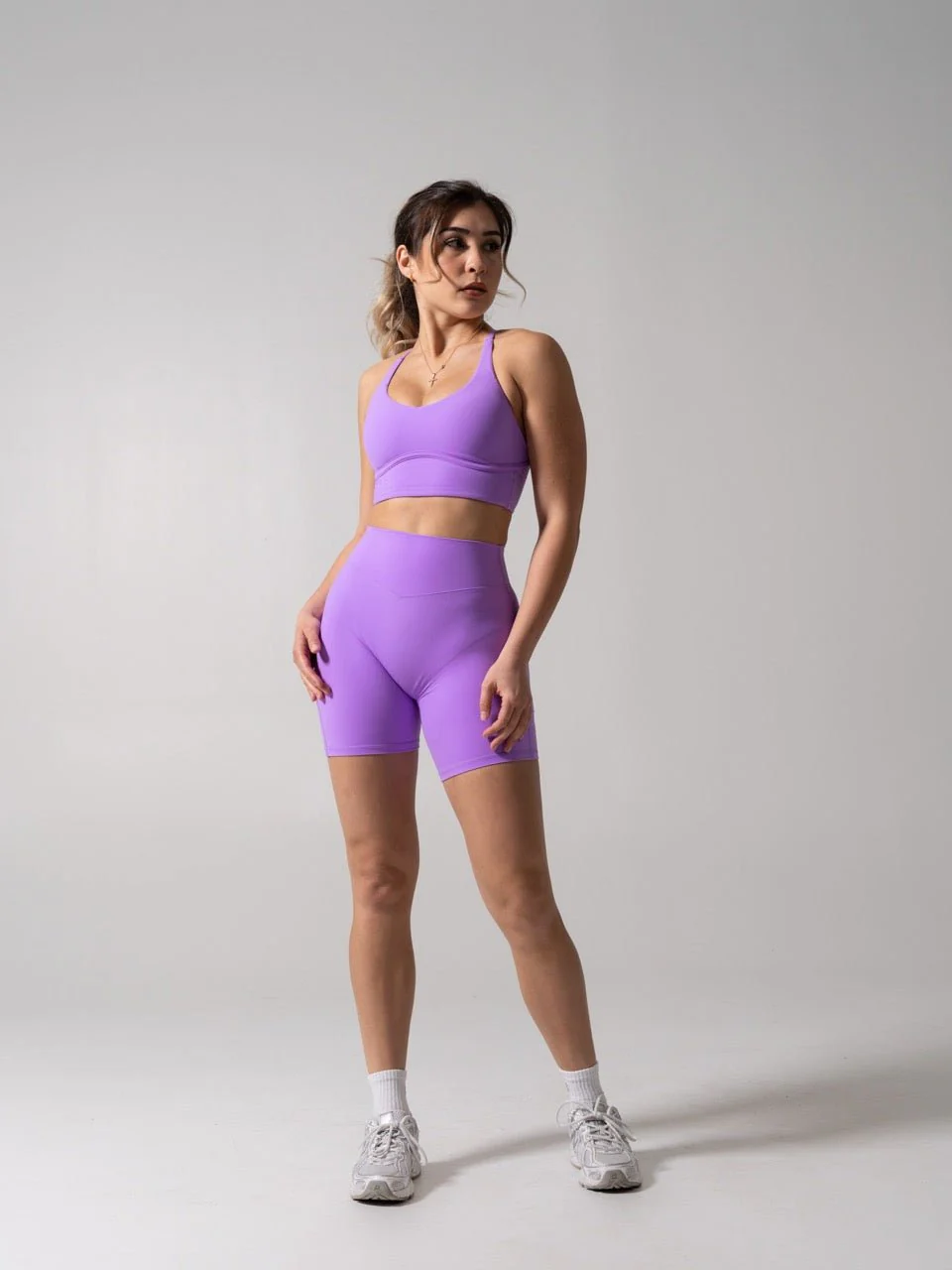 Poshknit Aggressive Scrunch Short 7" - Taffy Purple - Image 3
