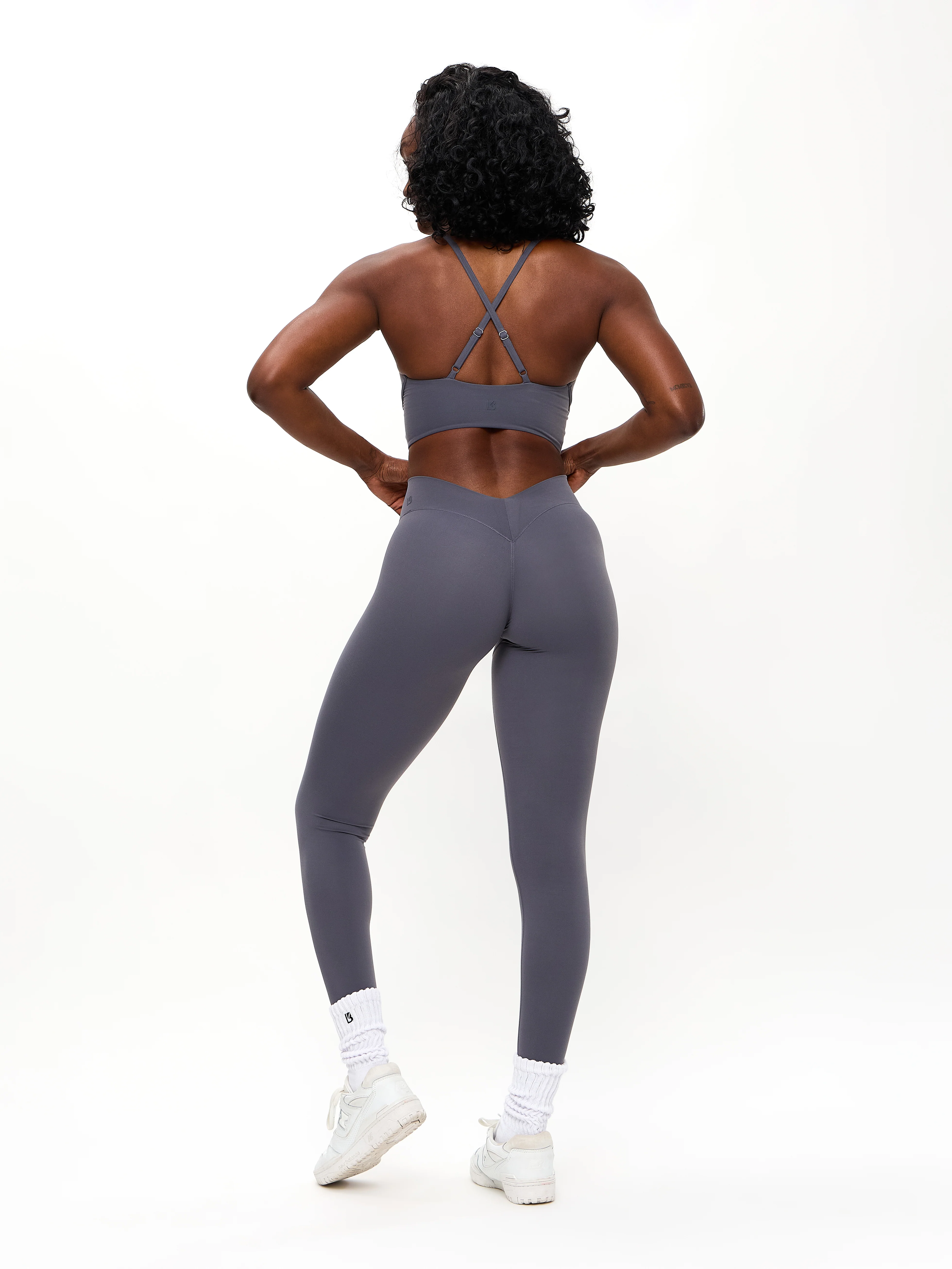 Poshknit Sports Bra - Blue Steel - Image 4