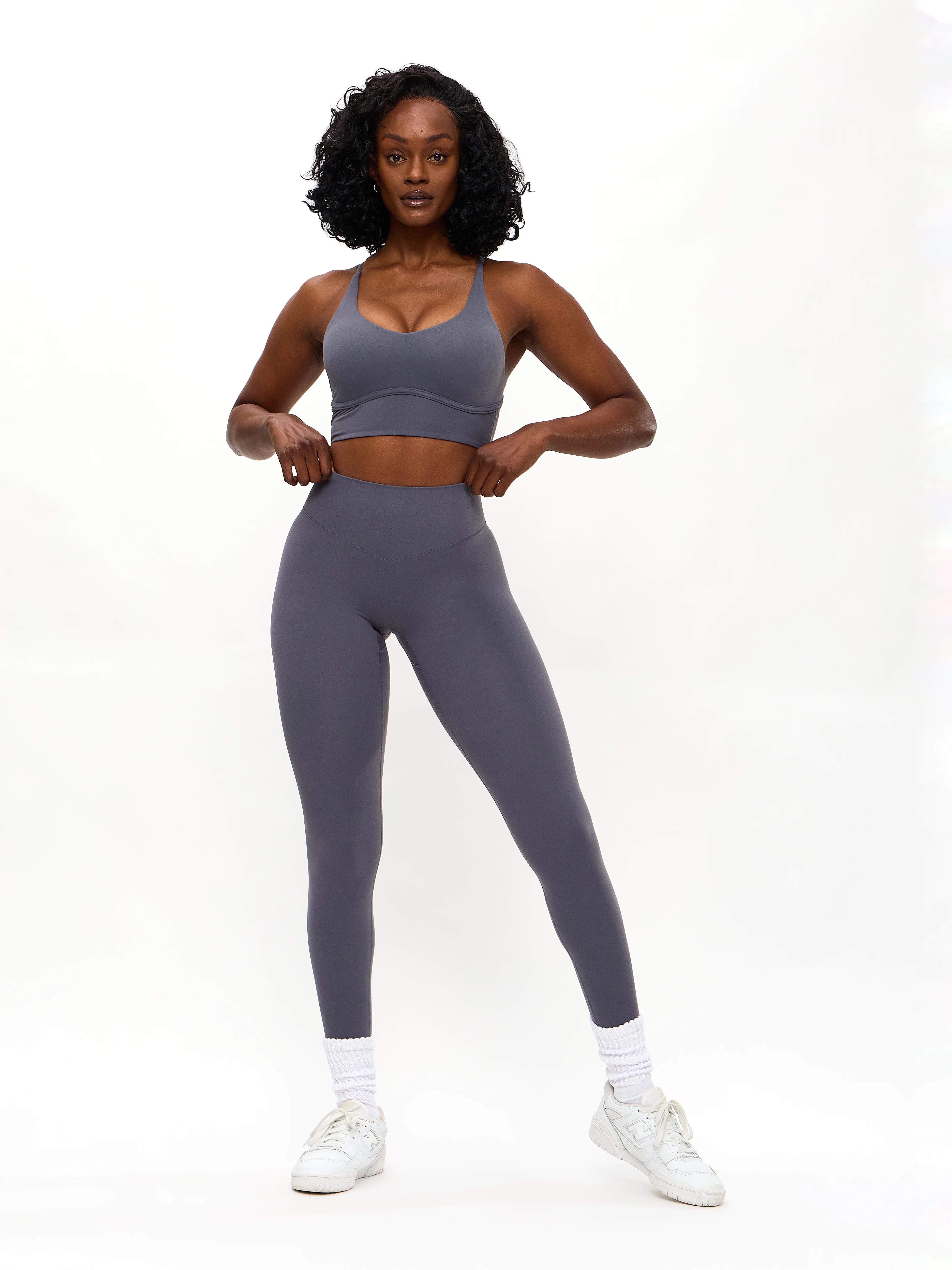 Poshknit Sports Bra - Blue Steel - Image 5