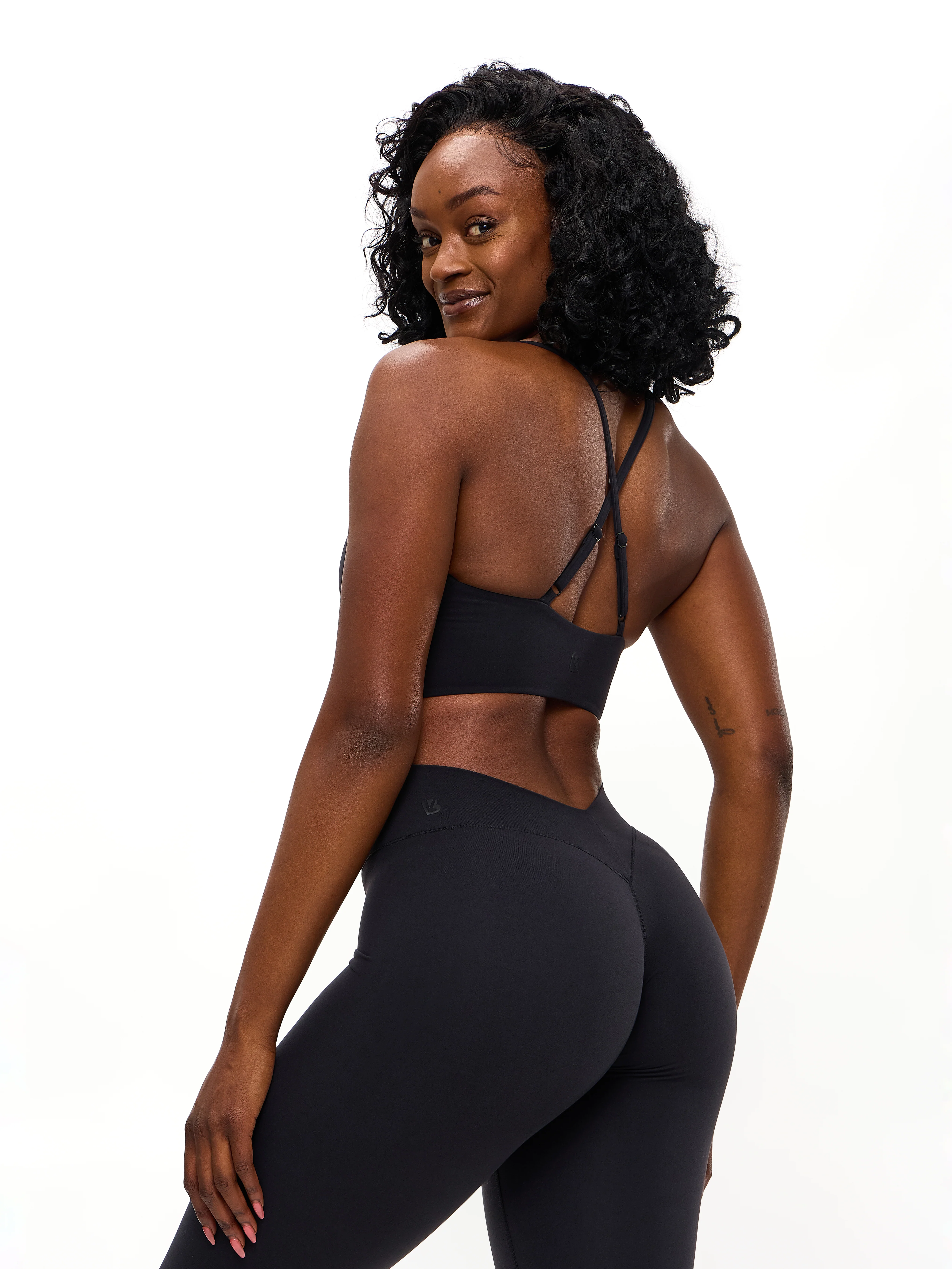 Poshknit Sports Bra - Onyx Black - Image 3