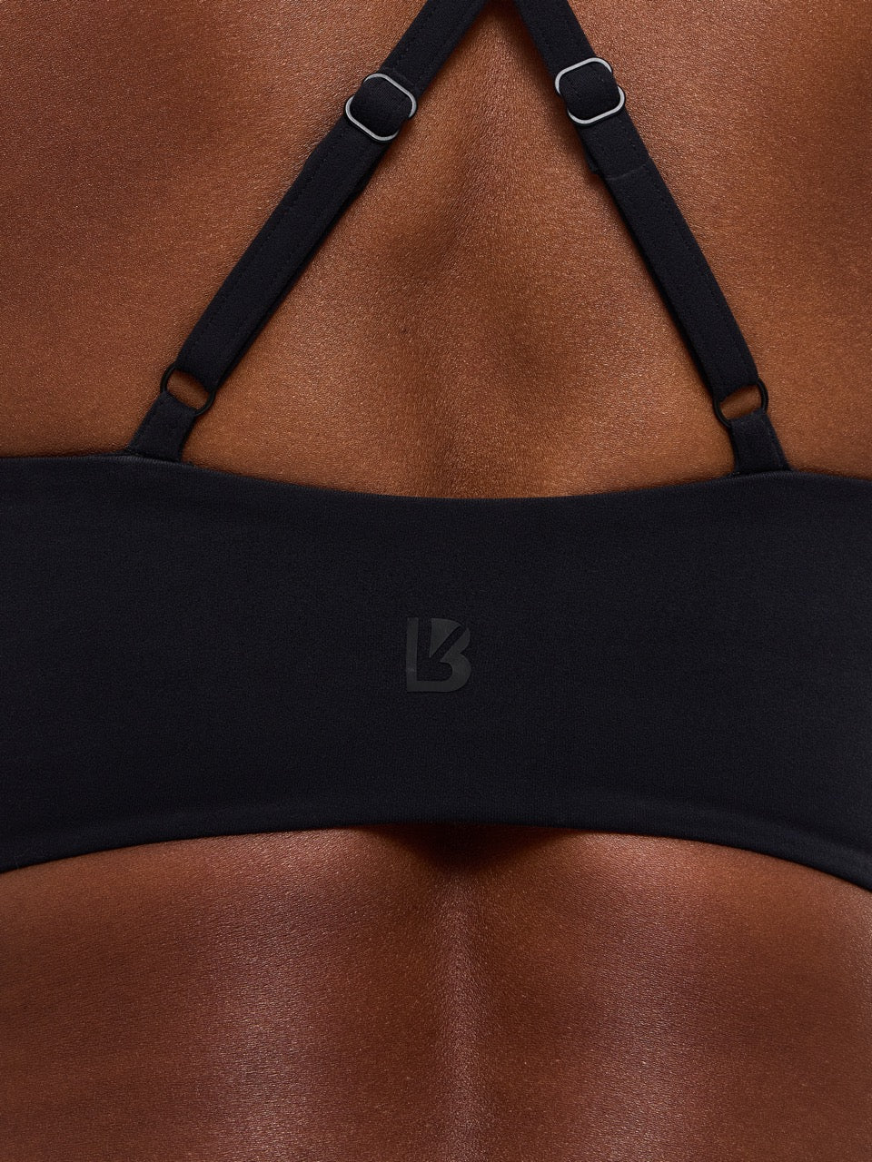 Poshknit Sports Bra - Onyx Black - Image 5