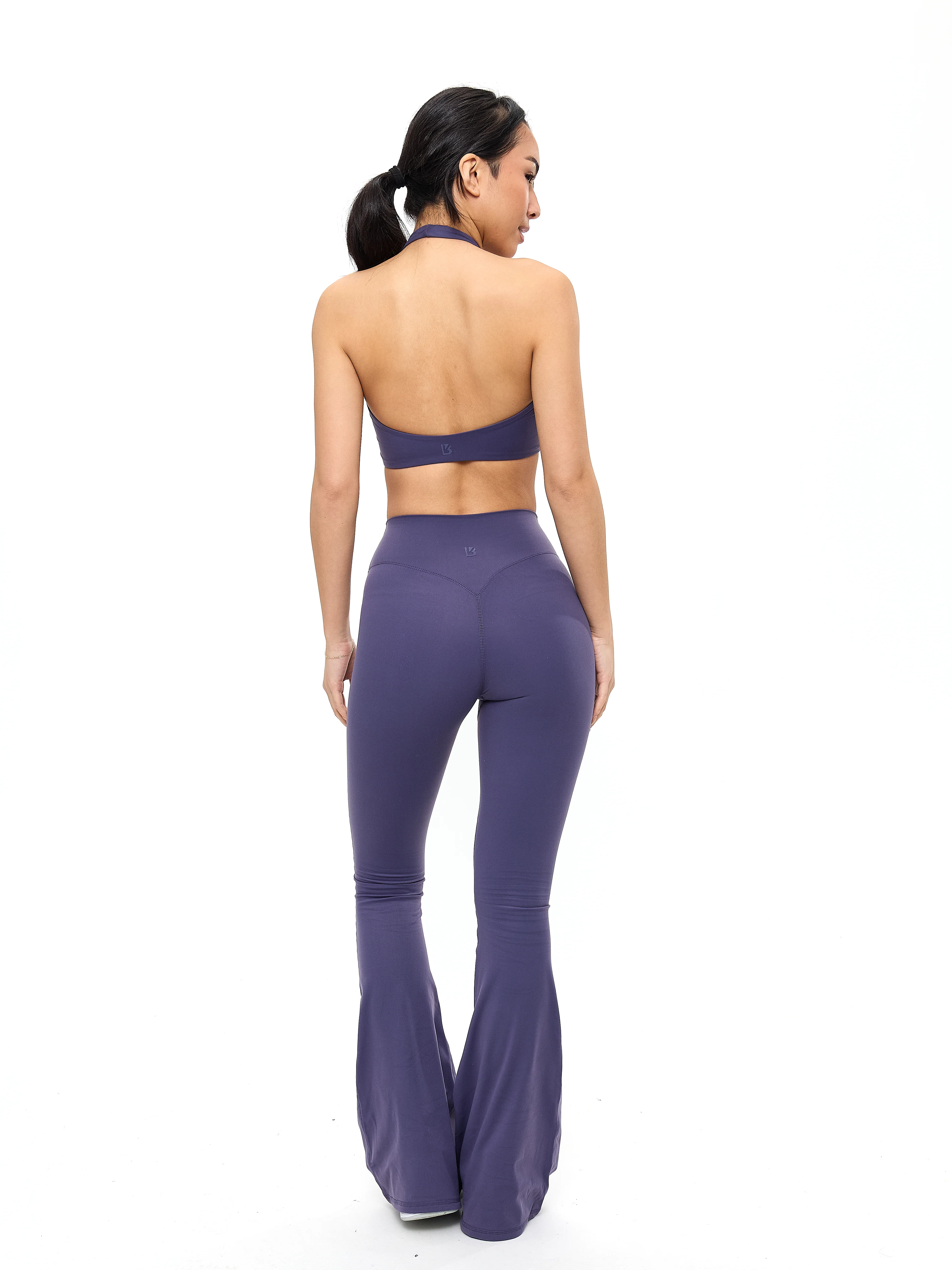 Poshknit Flare Legging - Shadow Berry - Image 6
