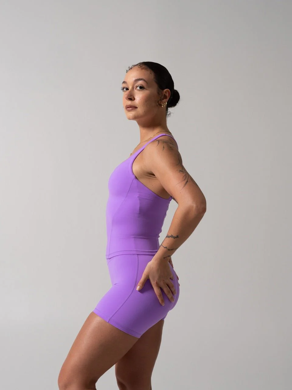 Poshknit Hip Tank - Taffy Purple - Image 6
