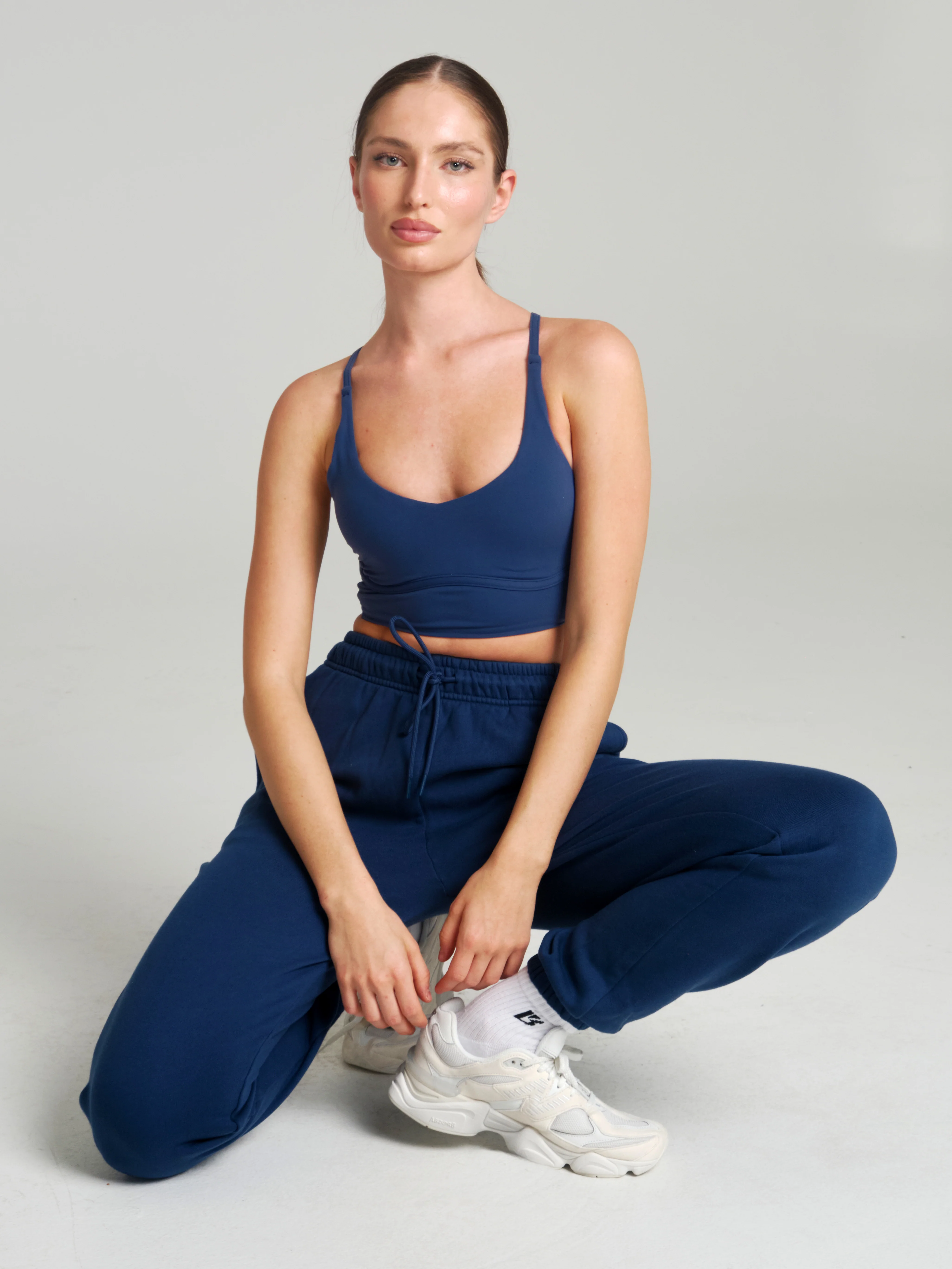 Poshknit Sports Bra - Baked Blue - Image 3
