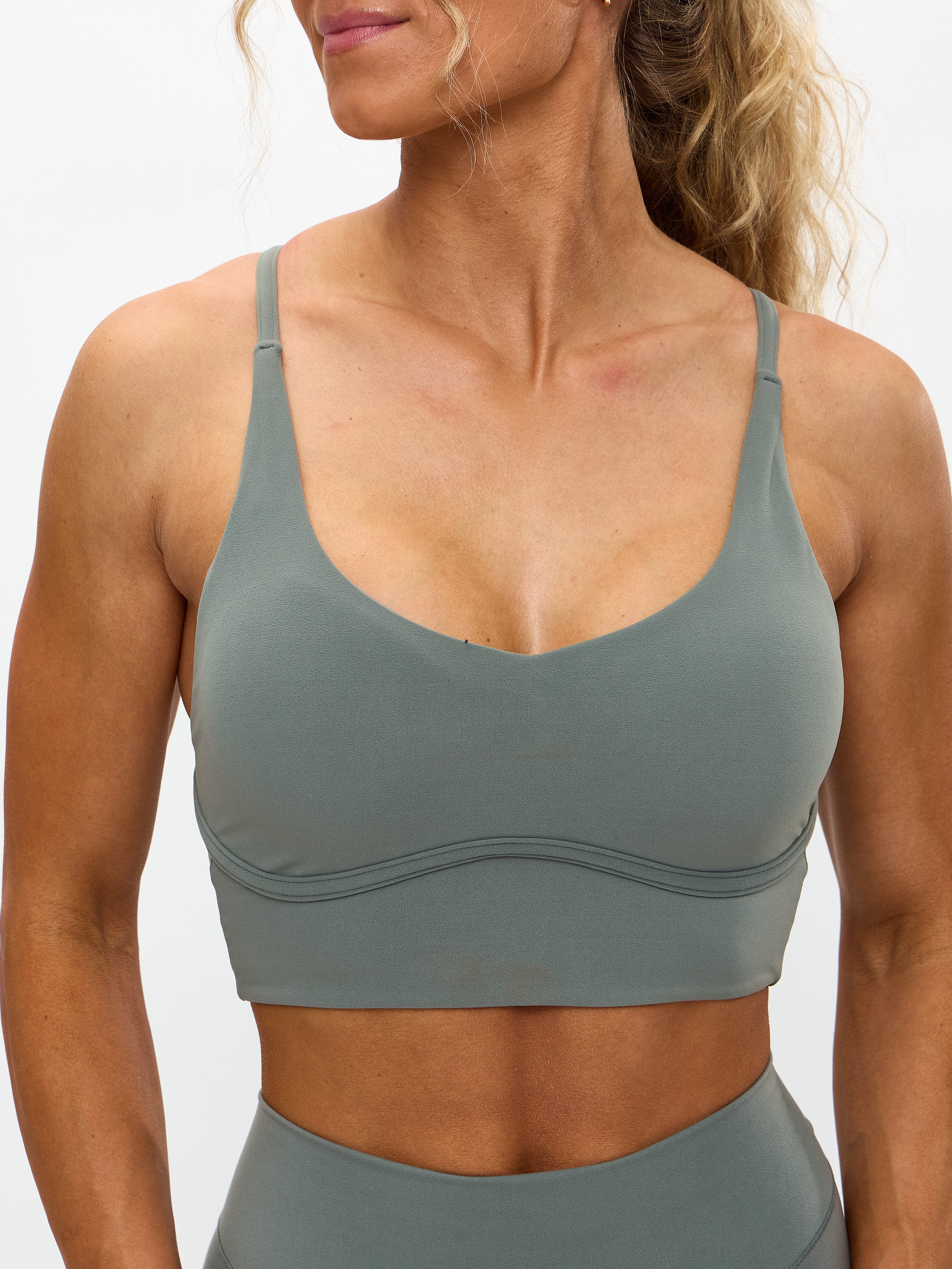 Poshknit Sports Bra - Frosted Sage - Image 3