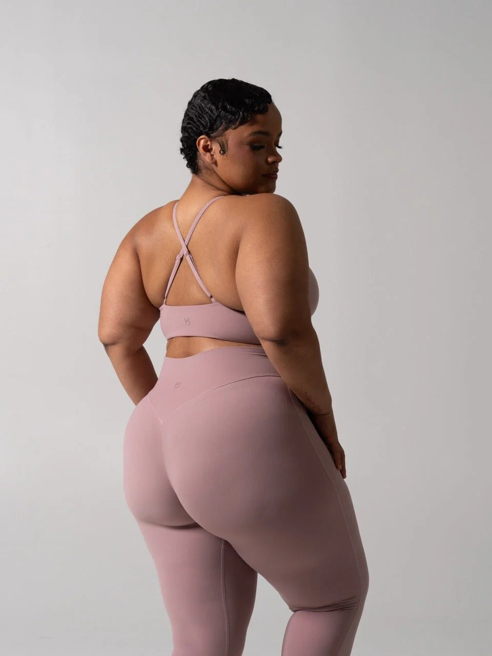 Poshknit Sports Bra - Rose Water - Image 2