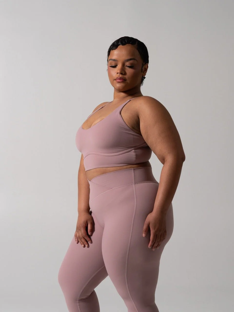 Poshknit Sports Bra - Rose Water - Image 3