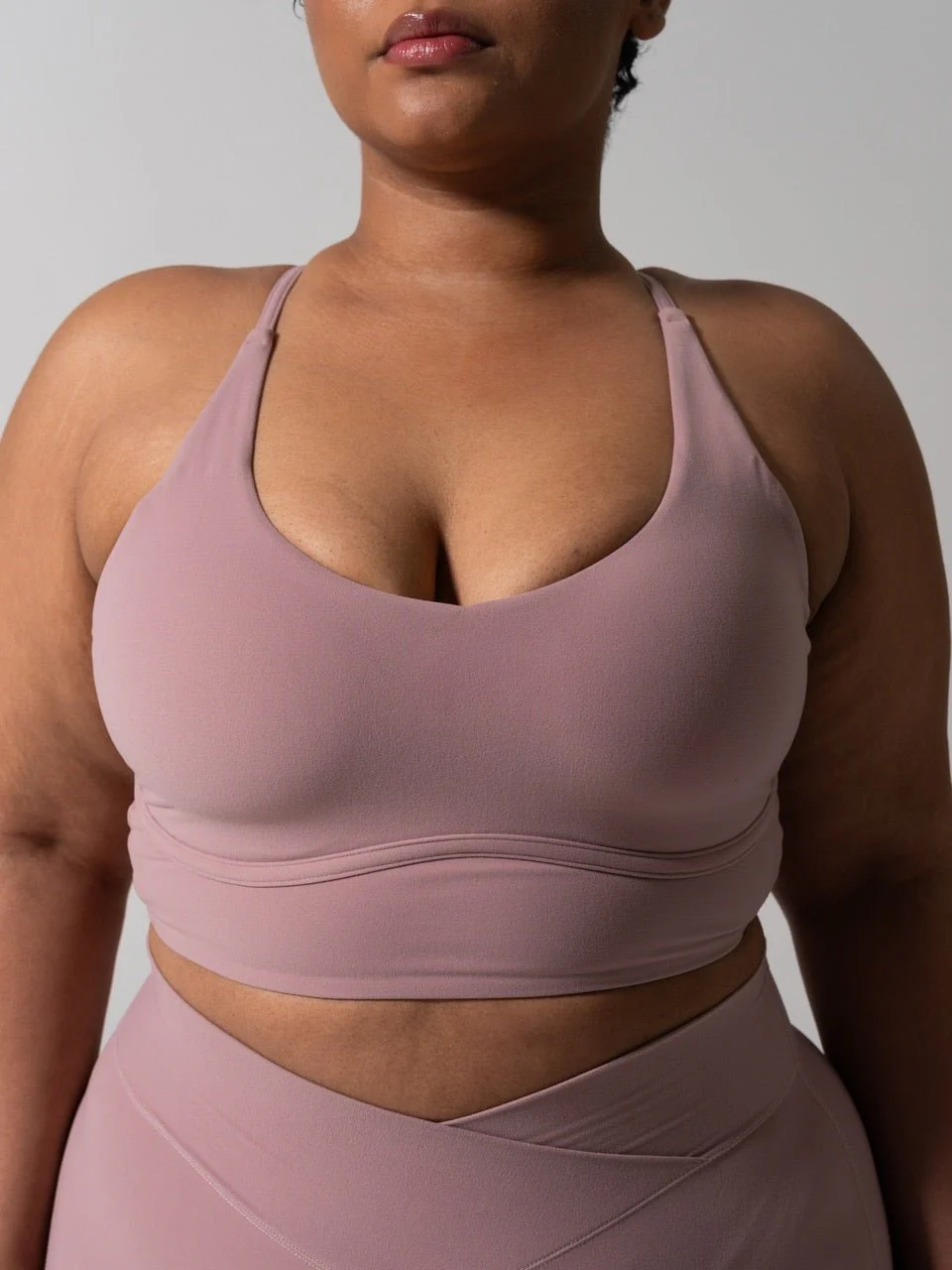 Poshknit Sports Bra - Rose Water - Image 5
